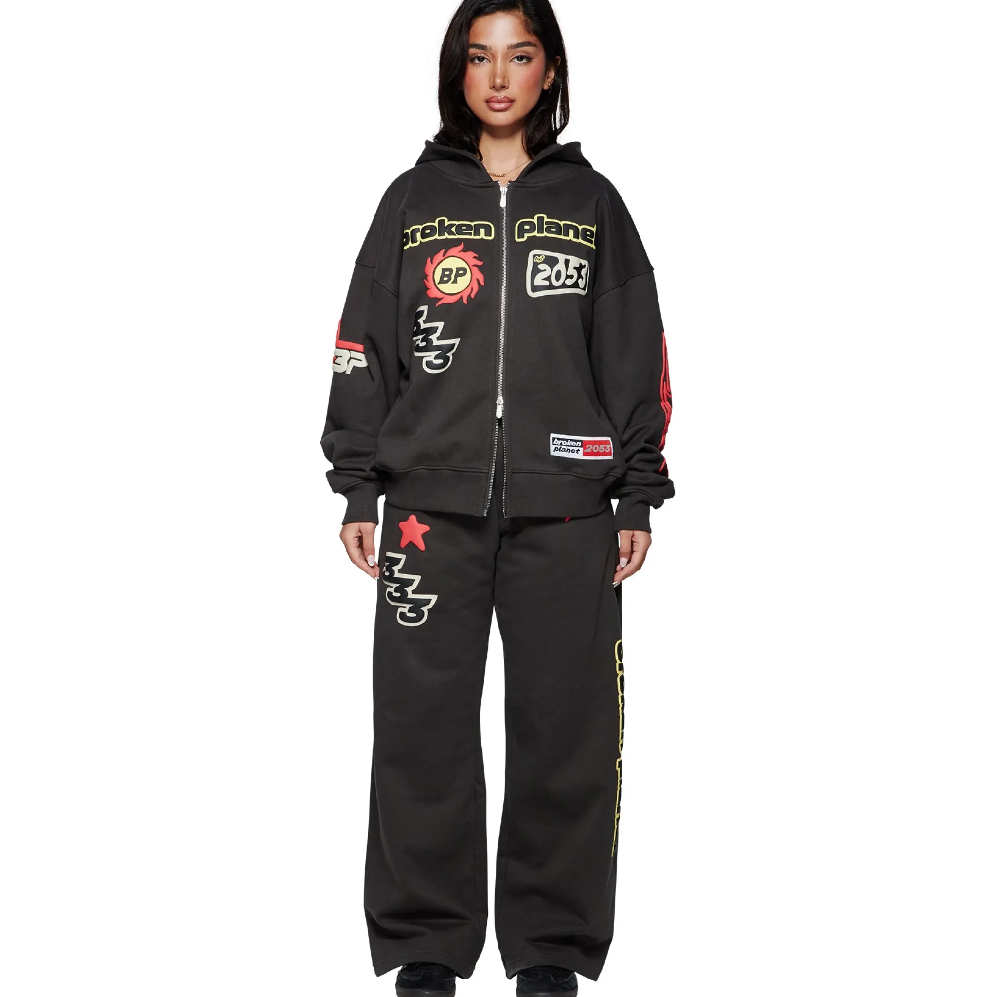 Broken Planet Market Broken Planet Performance Zip-Up Soot Black Hoodie< Sweatshirts & Hoodies
