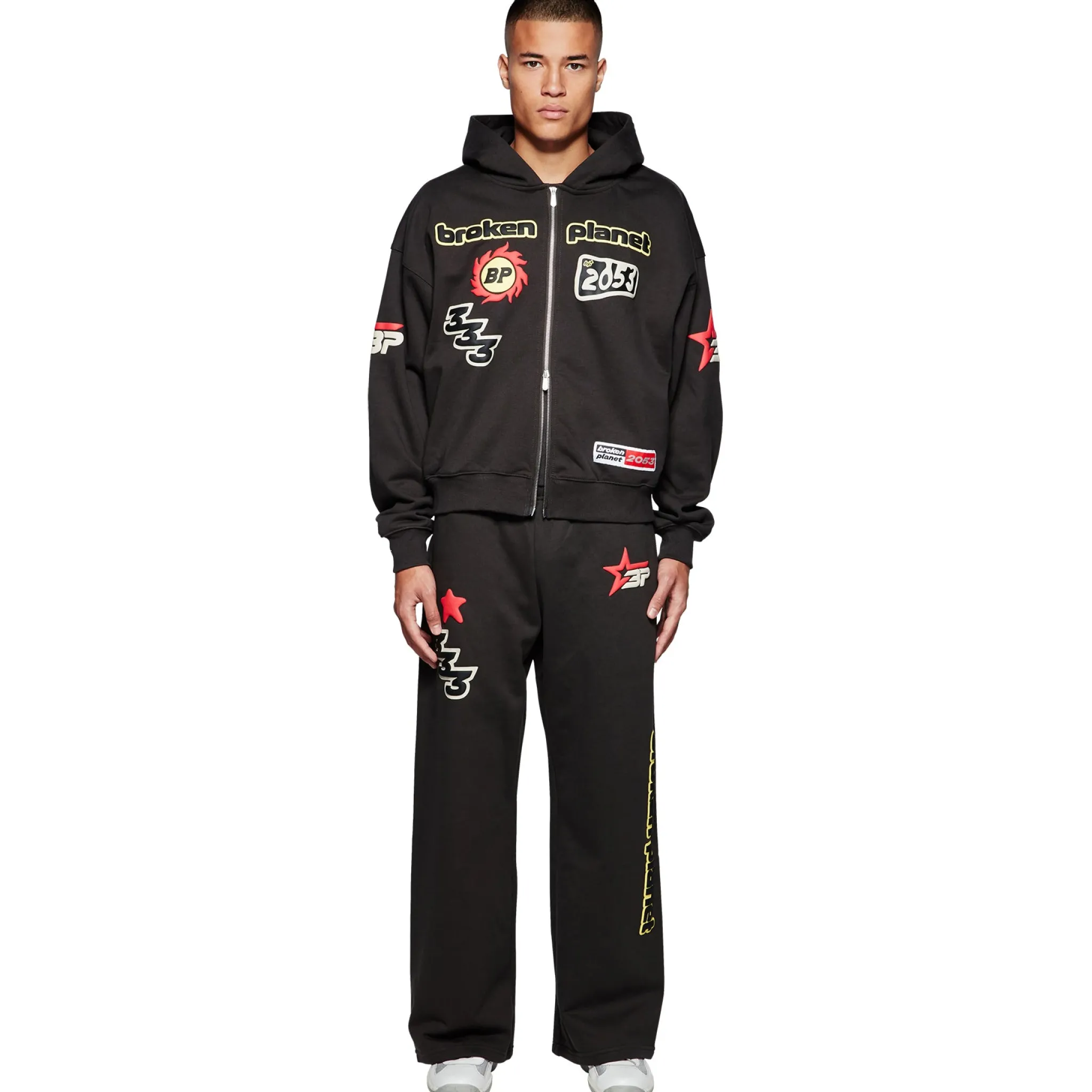 Broken Planet Market Broken Planet Performance Zip-Up Soot Black Hoodie< Sweatshirts & Hoodies