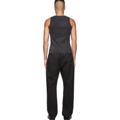 Broken Planet Market Broken Planet Straight Leg Soot Black White Sweatpants< Bottoms|Sweatpants