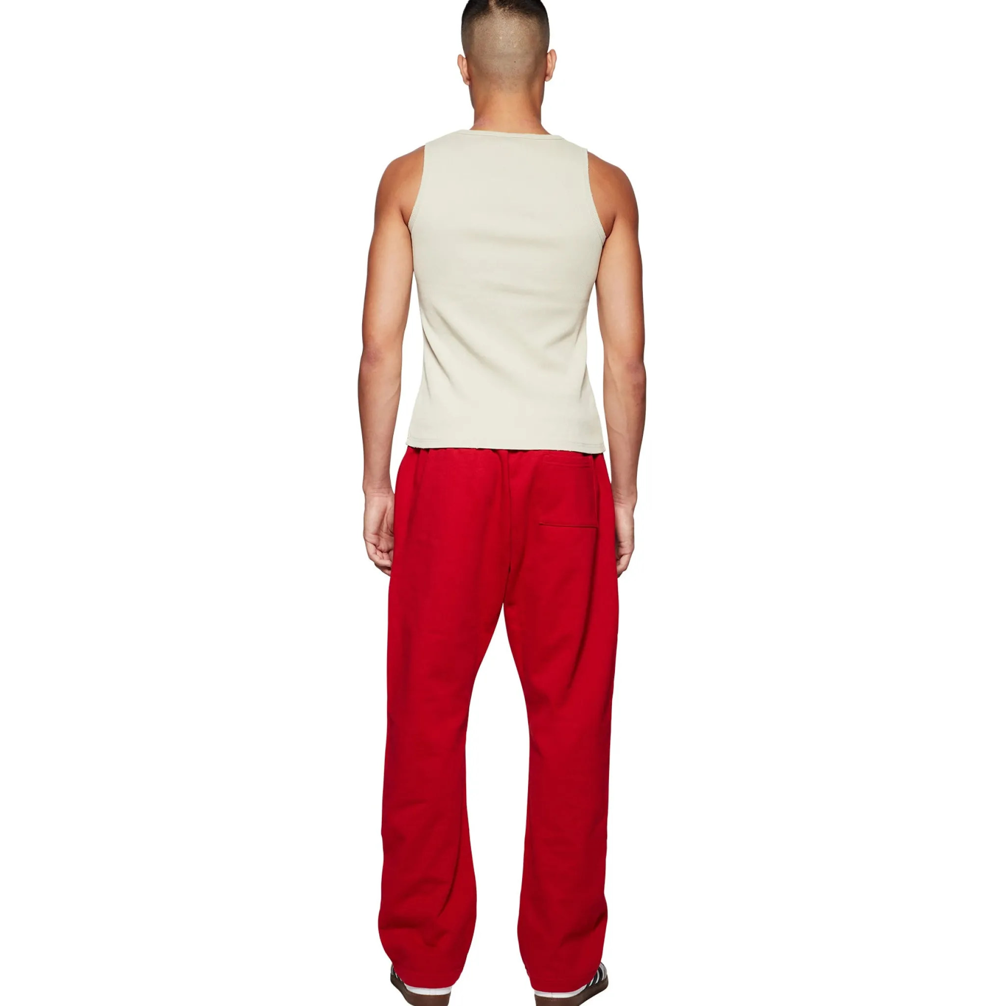 Broken Planet Market Broken Planet Straight Leg Ruby Red Sweatpants< Bottoms|Sweatpants