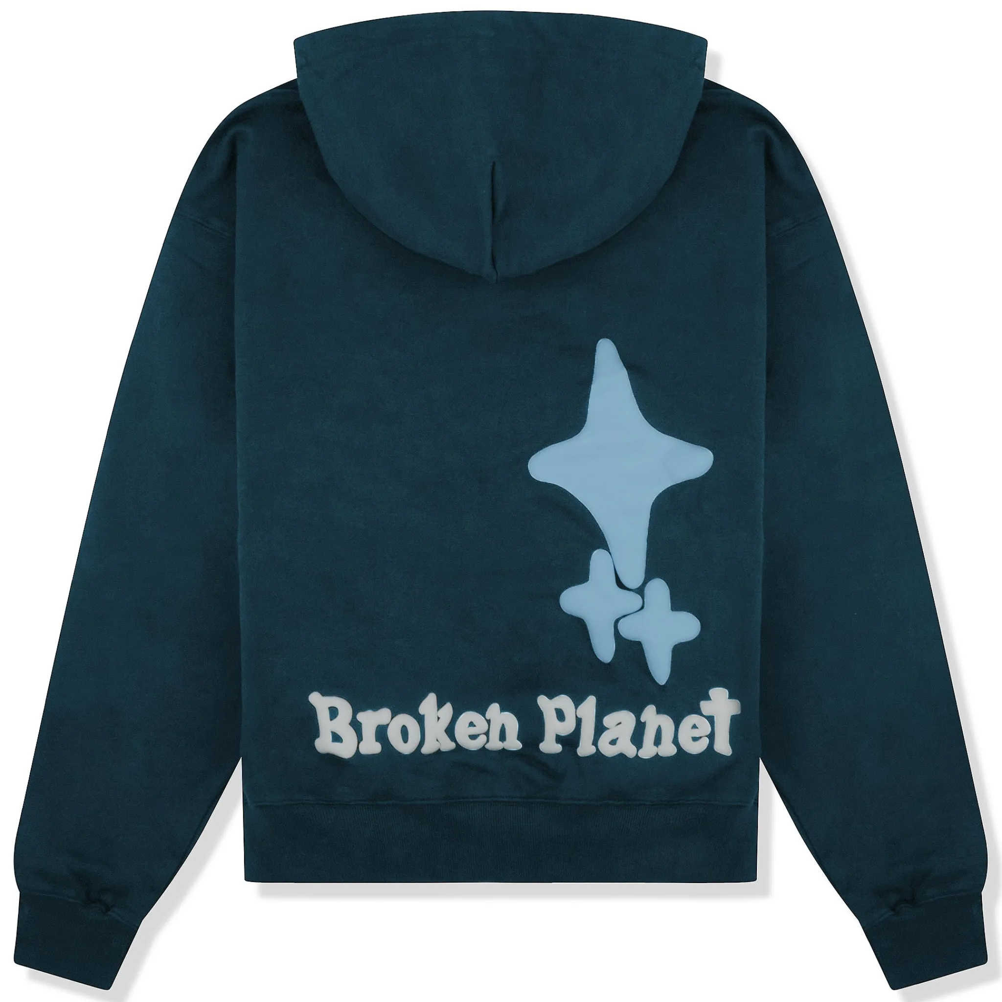 Broken Planet Market Broken Planet The Madness Never Ends Navy Hoodie< Sweatshirts & Hoodies