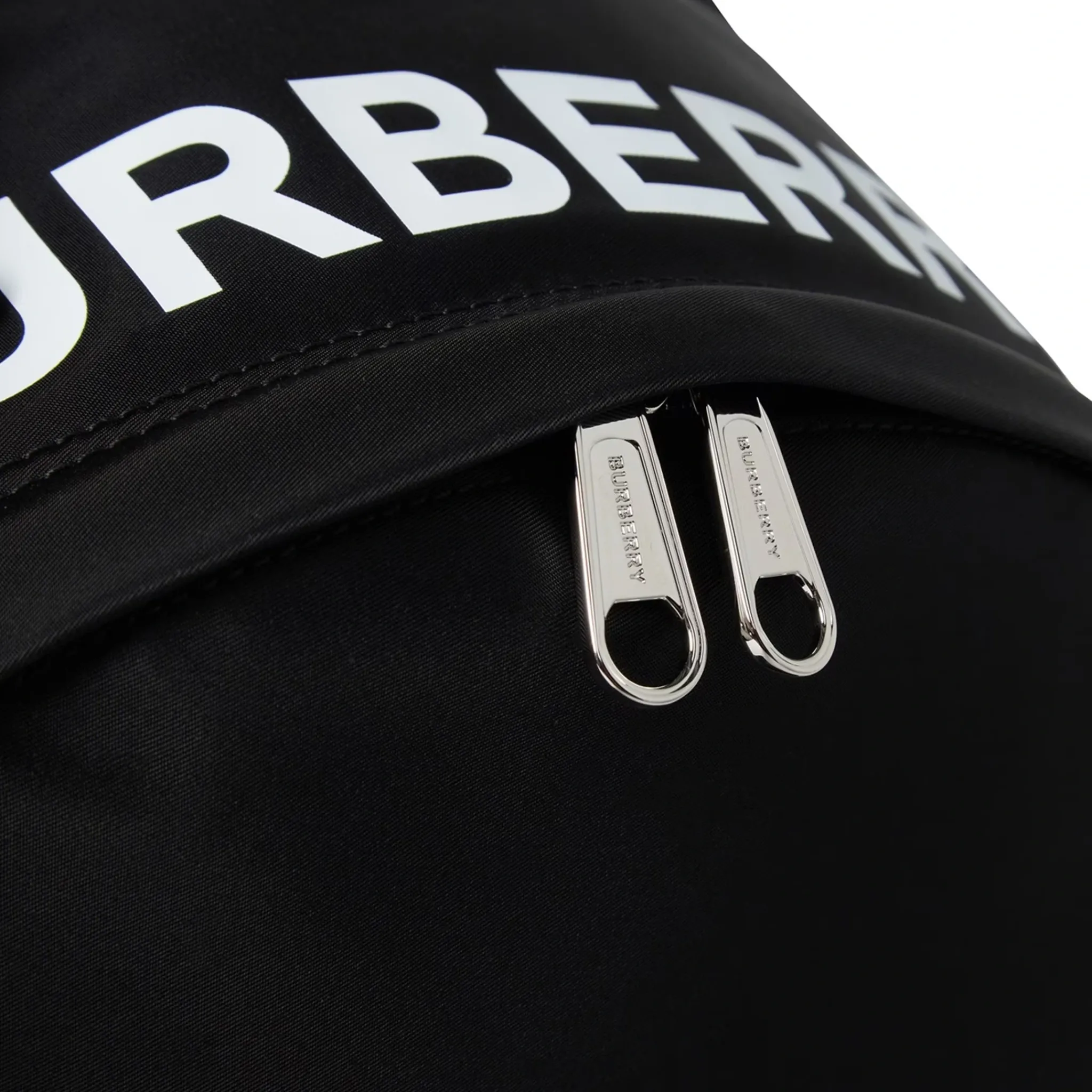 Burberry Coordinates Print Nylon Black Backpack< Bags|Backpacks