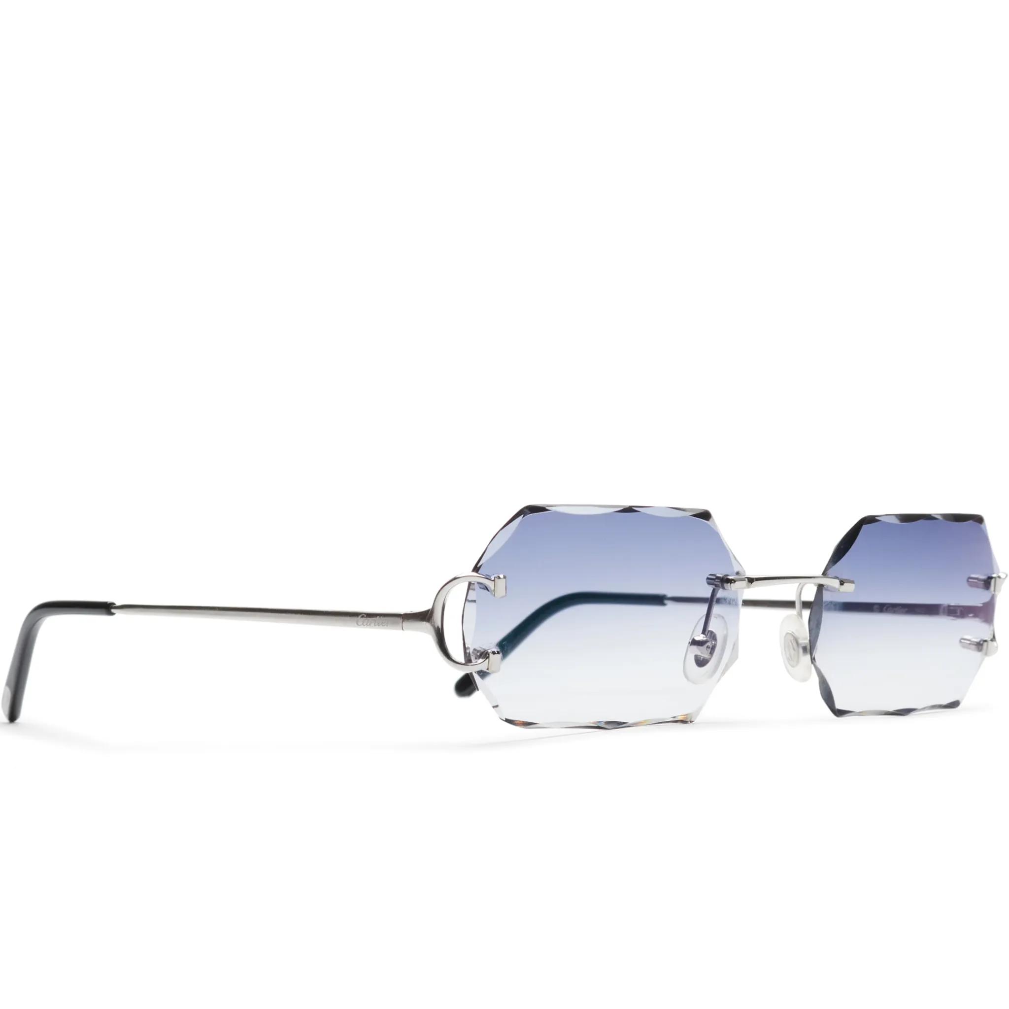 Cartier Eyewear CT00920-002 C Decor Diamond Cut Sunglasses< Sunglasses