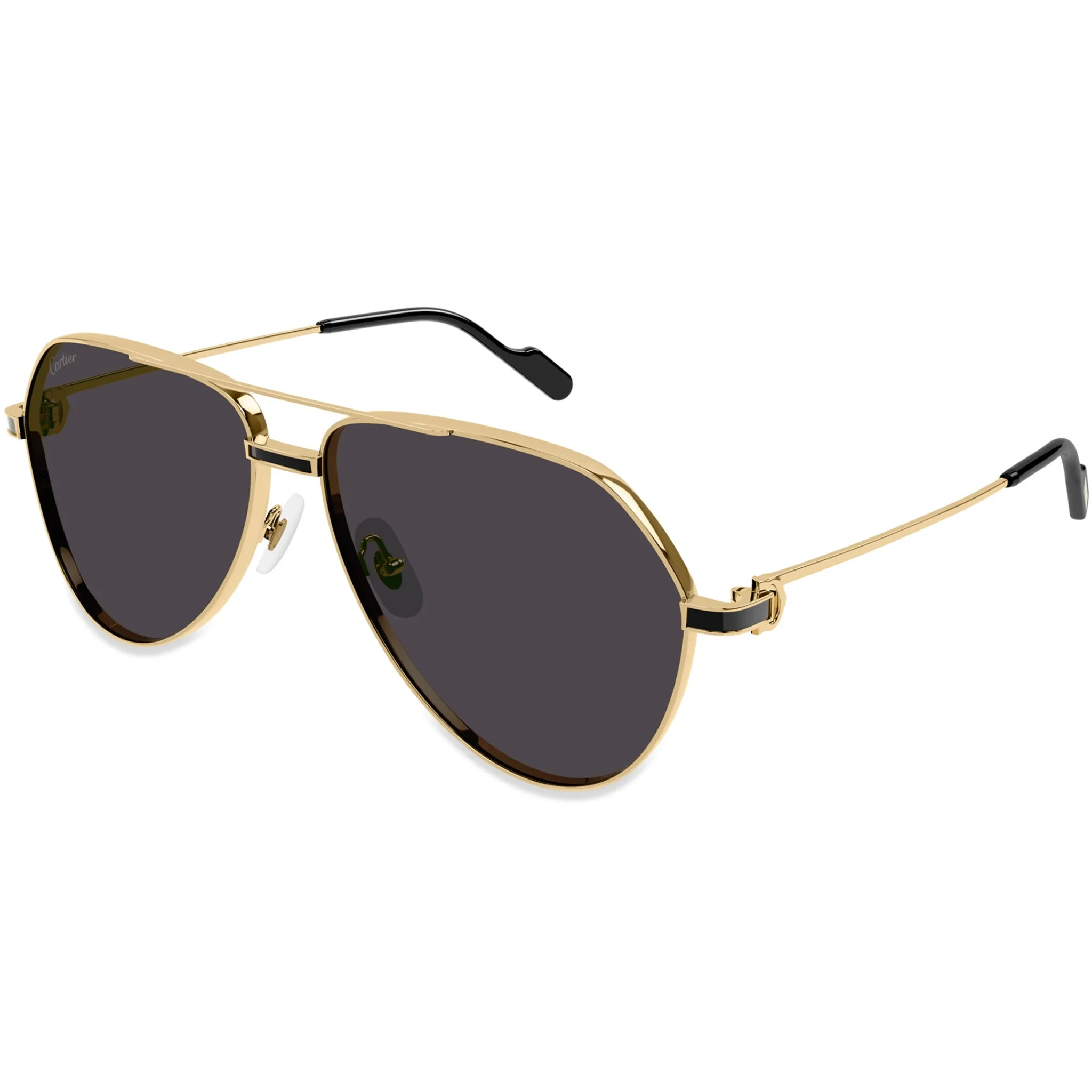 Cartier Eyewear CT0334S-001 Premier De Cartier Gold Grey Sunglasses< Sunglasses