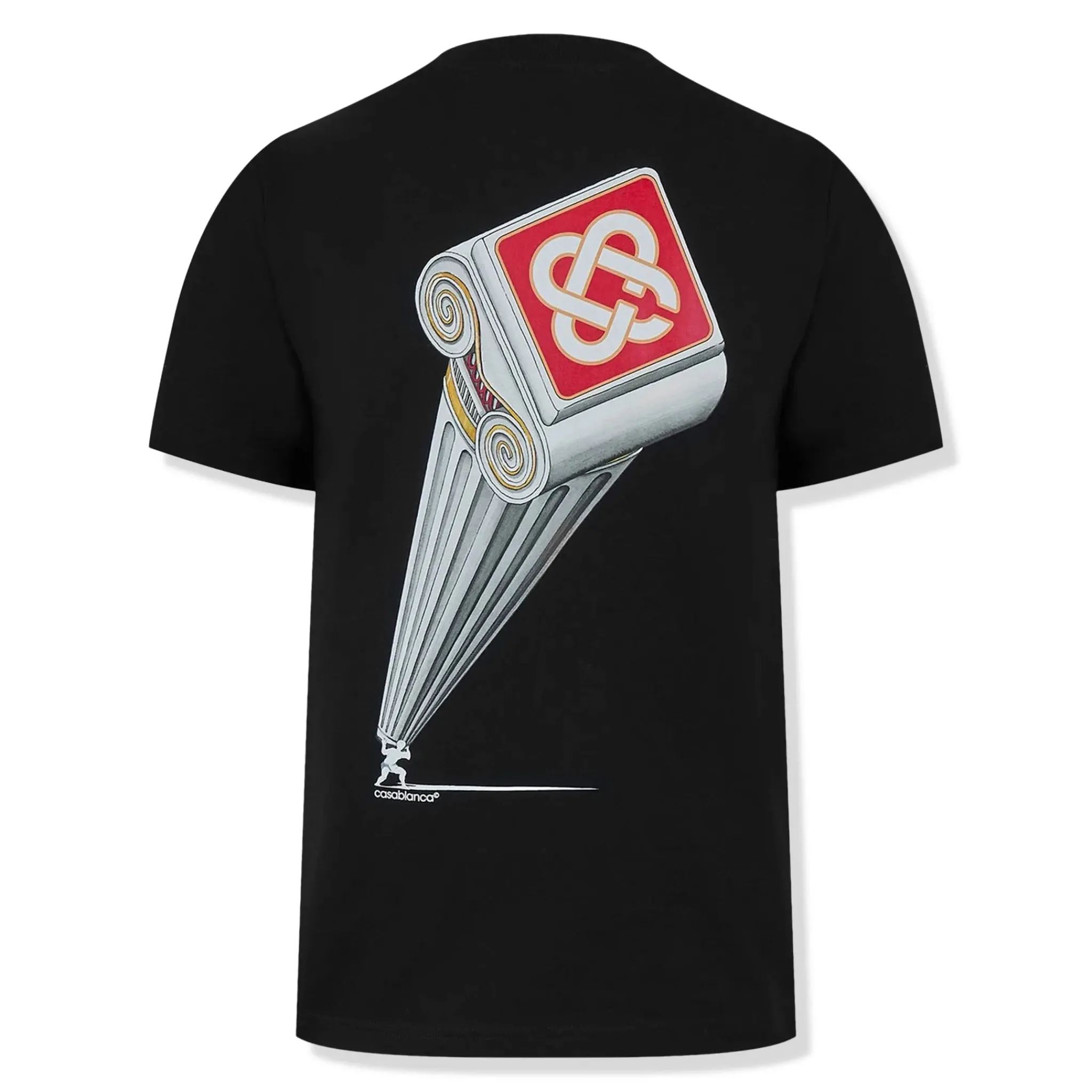 Casablanca Leaning Column Black T Shirt< T-shirts