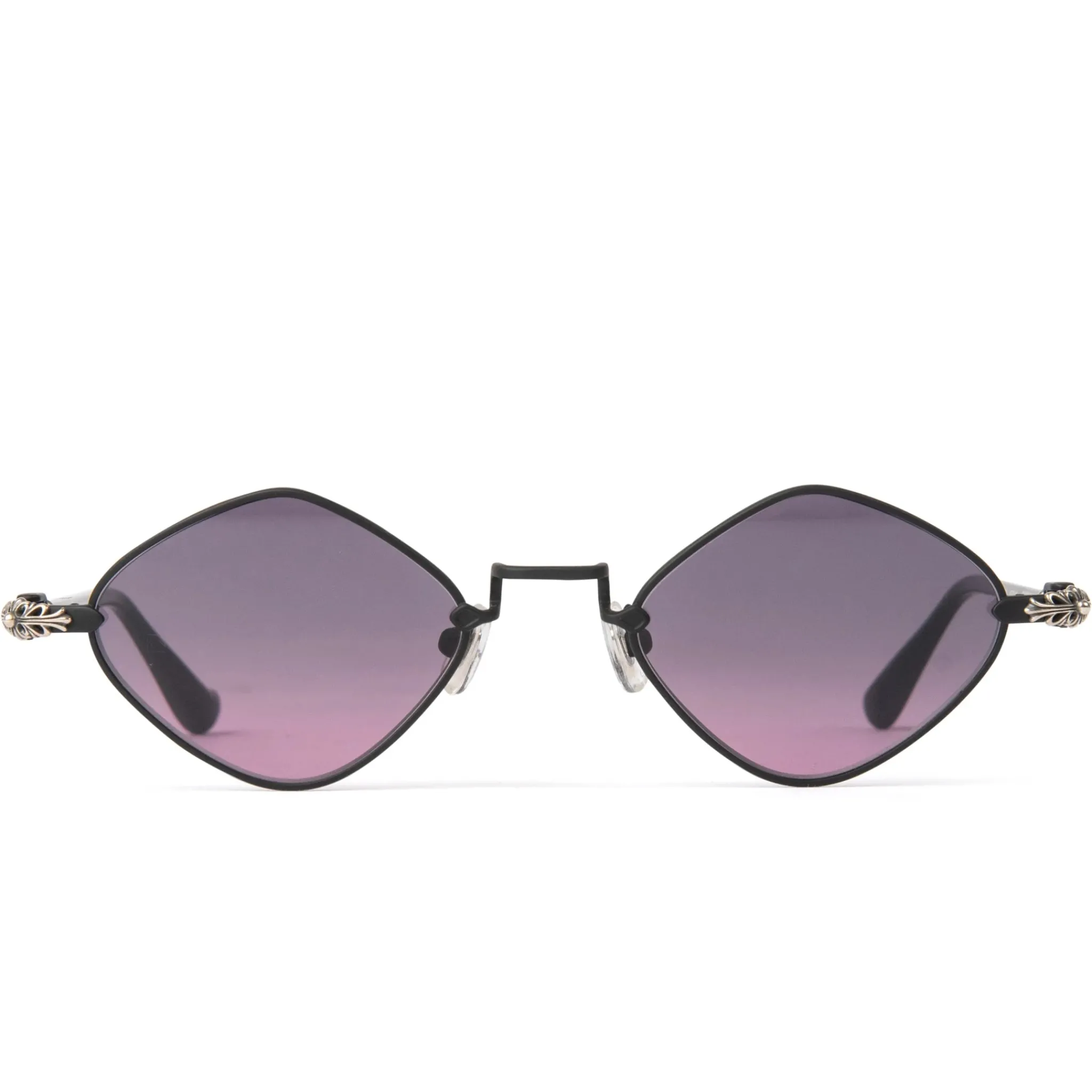 Chrome Hearts Diamond Dog Matte Black Sunglasses< Sunglasses