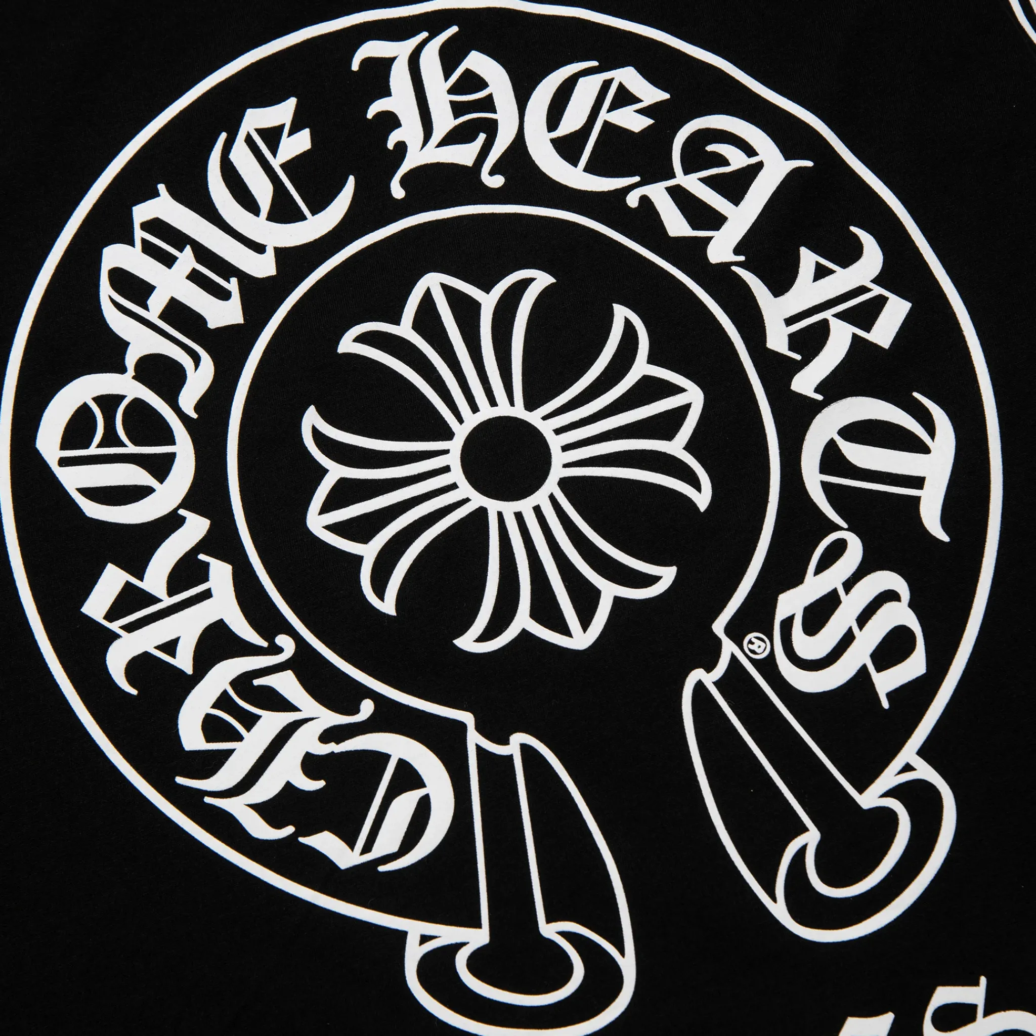 Chrome Hearts Manchester Exclusive Horse Shoe Pocket Logo L/S Black T Shirt< T-shirts