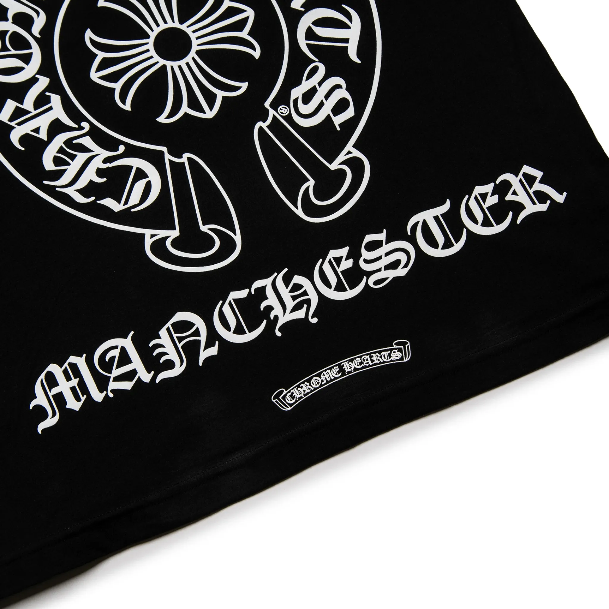 Chrome Hearts Manchester Exclusive Horse Shoe Pocket Logo L/S Black T Shirt< T-shirts