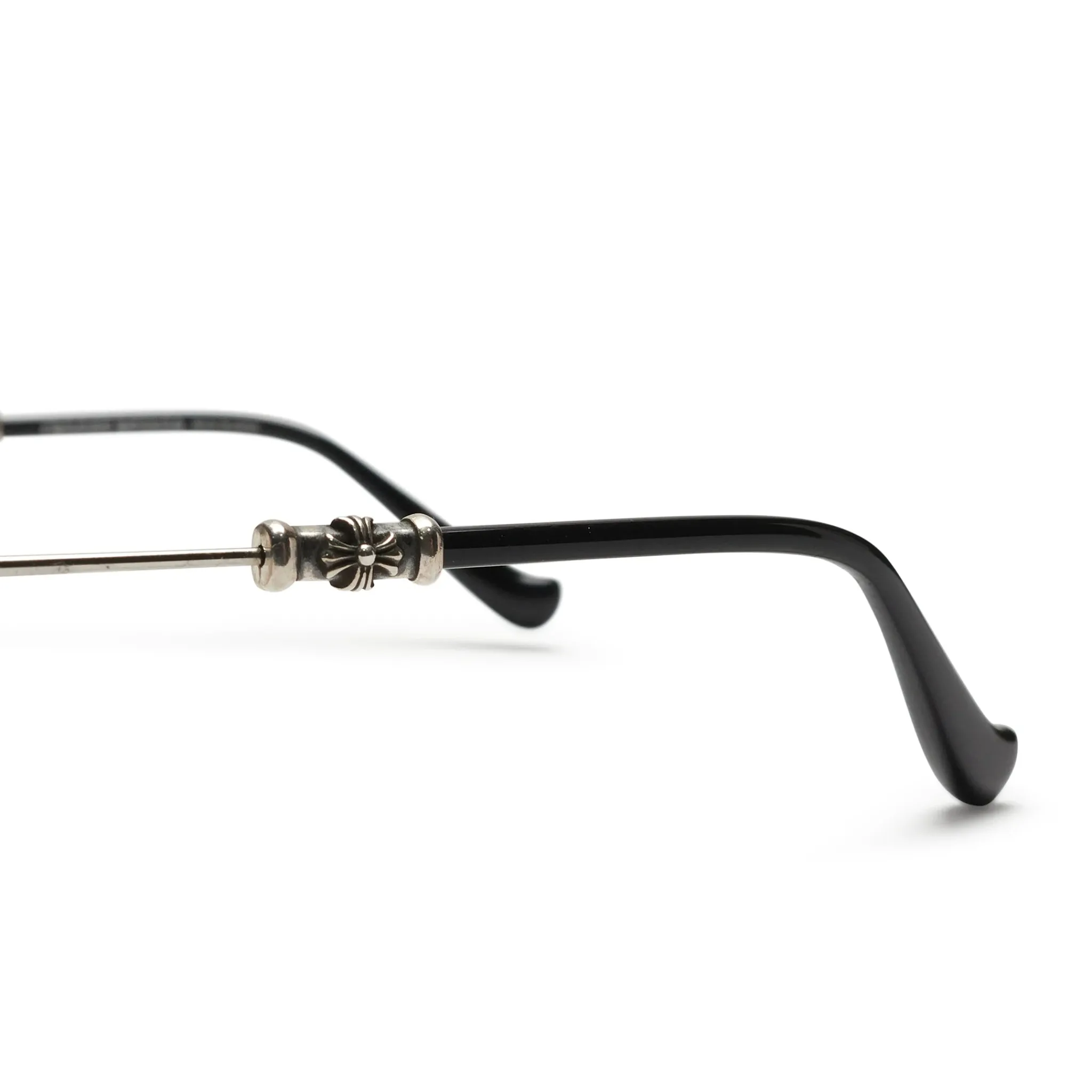 Chrome Hearts Pills III Custom Silver Brown Diamond Cut Sunglasses< Sunglasses