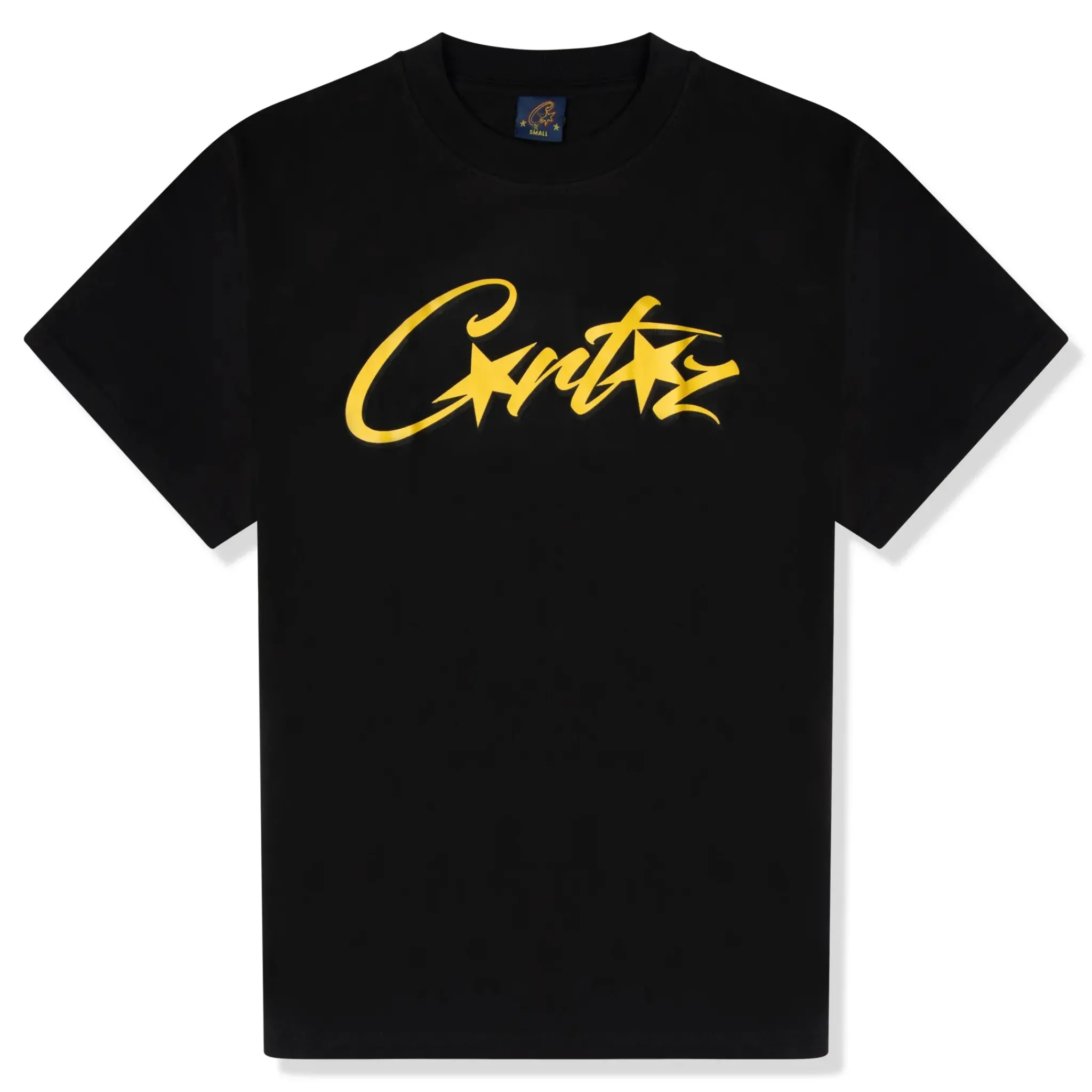 Corteiz Allstarz Black Yellow T Shirt< T-shirts