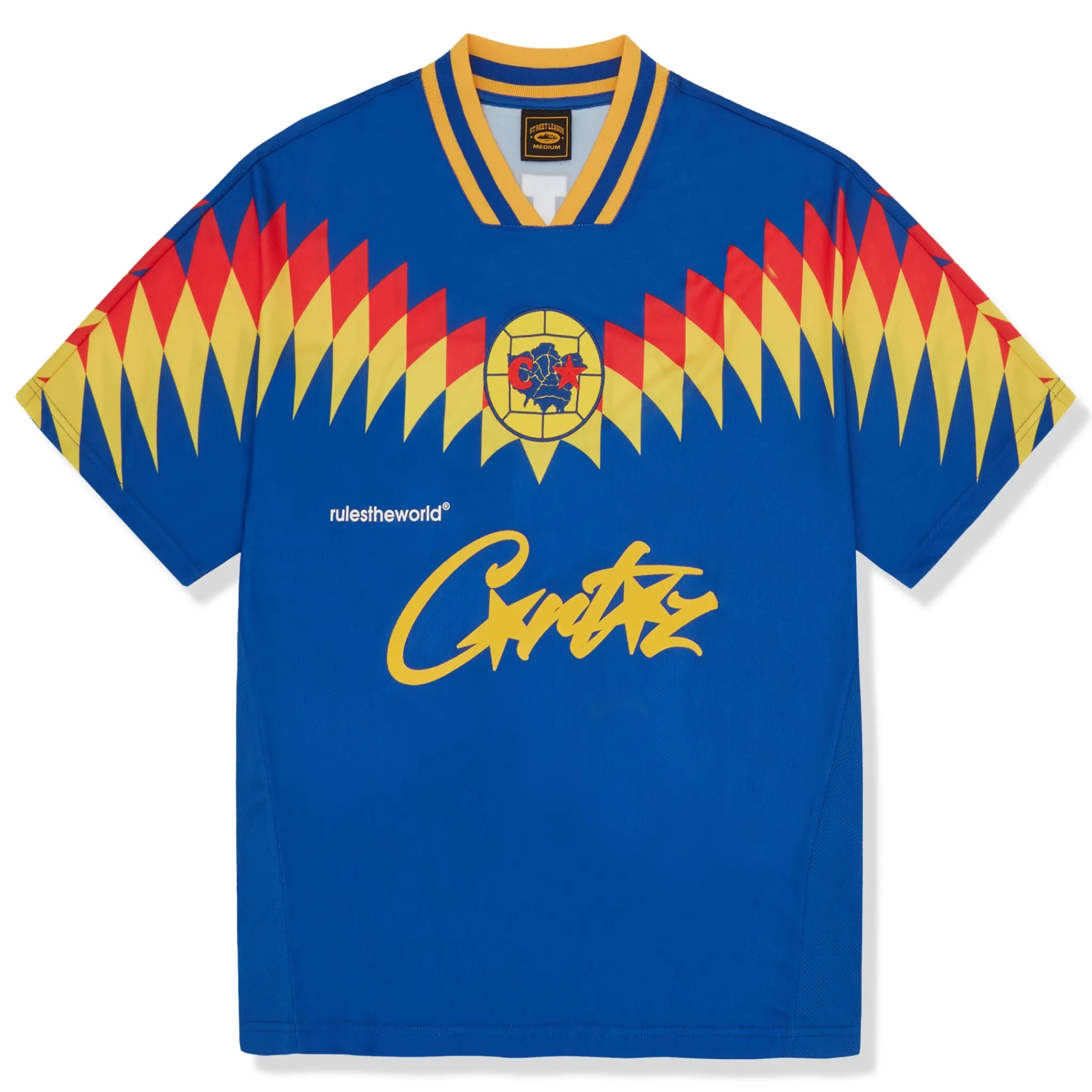 Corteiz Club RTW Football Jersey Blue< T-shirts