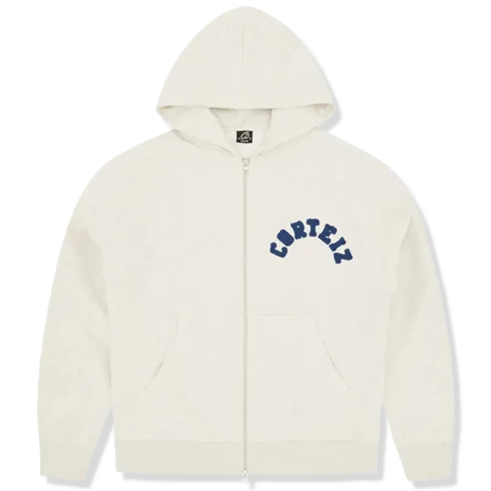 Corteiz Colly Arch Zip-Up Light Heather Grey Hoodie< Sweatshirts & Hoodies
