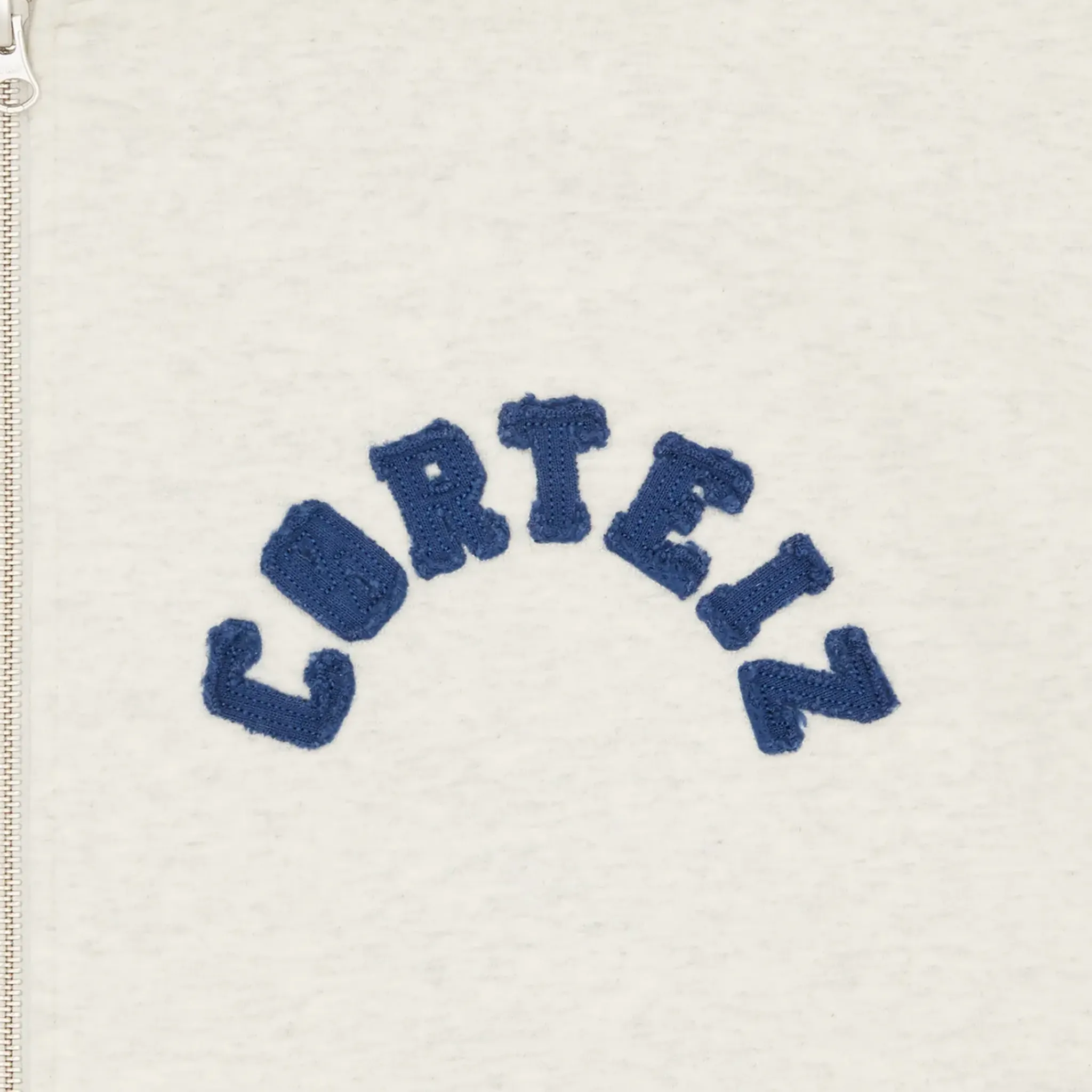 Corteiz Colly Arch Zip-Up Light Heather Grey Hoodie< Sweatshirts & Hoodies