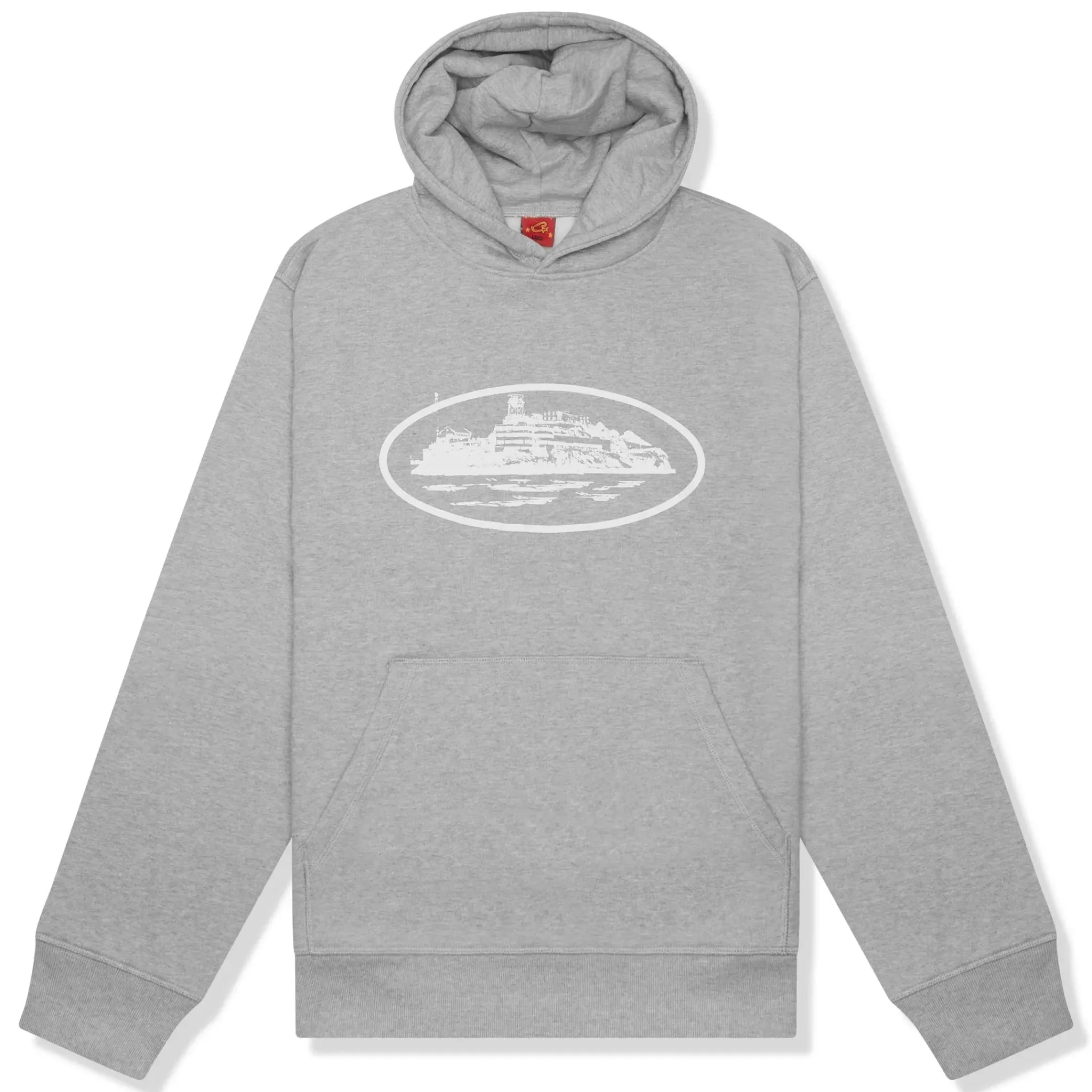 Corteiz OG Alcatraz Heather Grey Hoodie (2024)< Sweatshirts & Hoodies