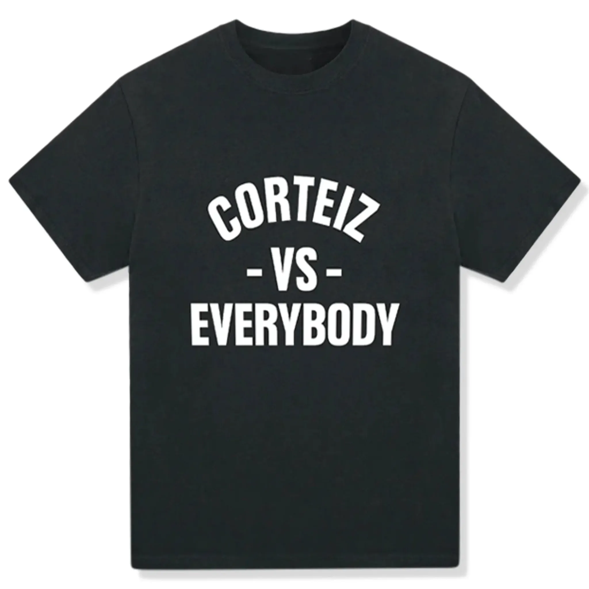 Corteiz Vs Everybody Black T Shirt< T-shirts