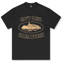 Corteiz x Central Cee Can't Rush Greatness Black T Shirt< T-shirts