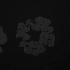 Denim Tears Cotton Wreath Black Monochrome Hoodie< Sweatshirts & Hoodies
