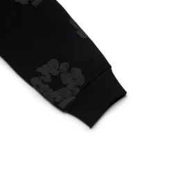 Denim Tears Cotton Wreath Black Monochrome Hoodie< Sweatshirts & Hoodies