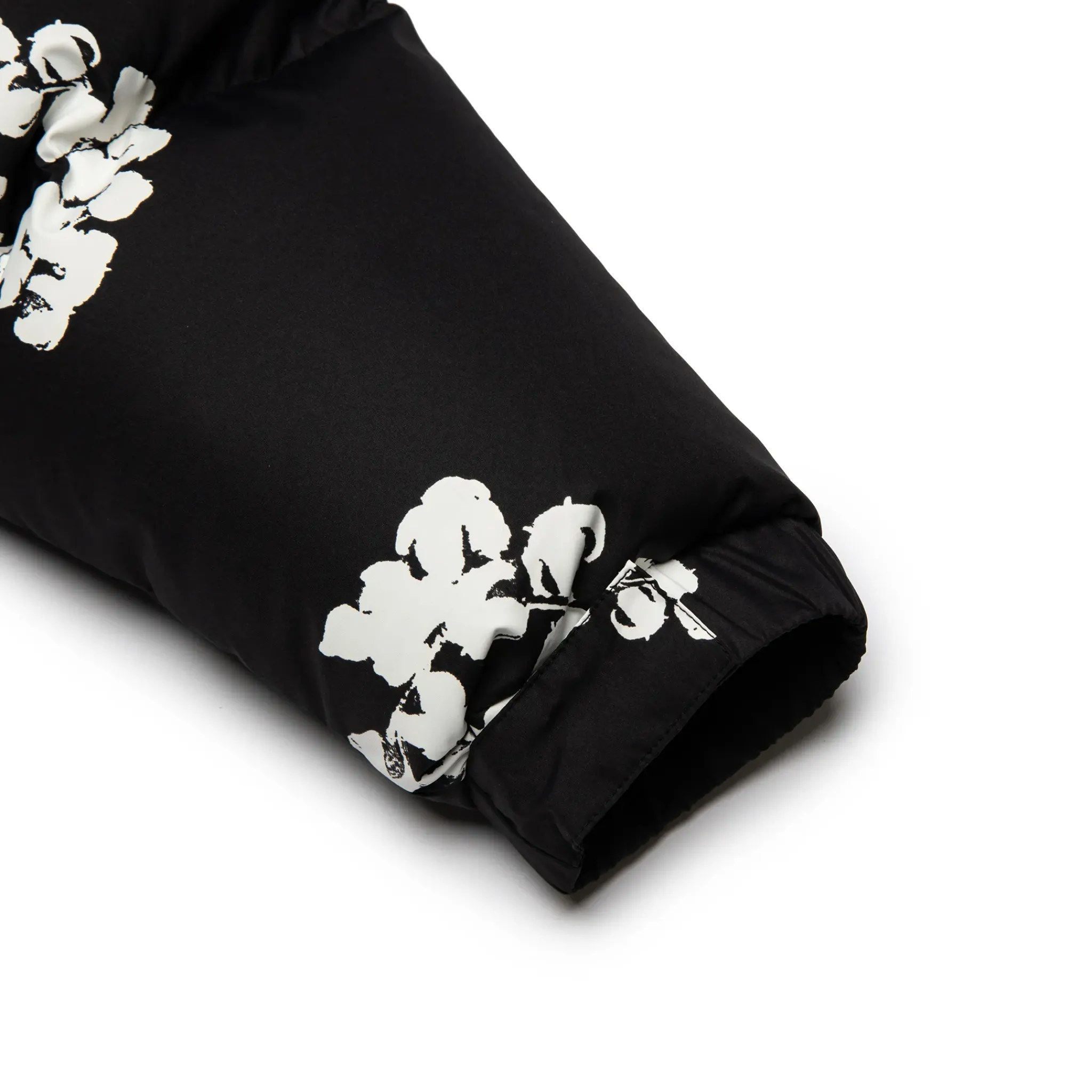Denim Tears Cotton Wreath Black Puffer Jacket< Coats & Jackets