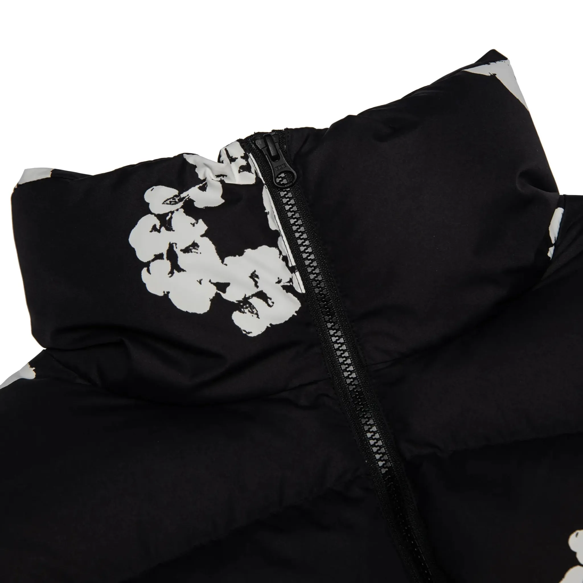 Denim Tears Cotton Wreath Black Puffer Jacket< Coats & Jackets