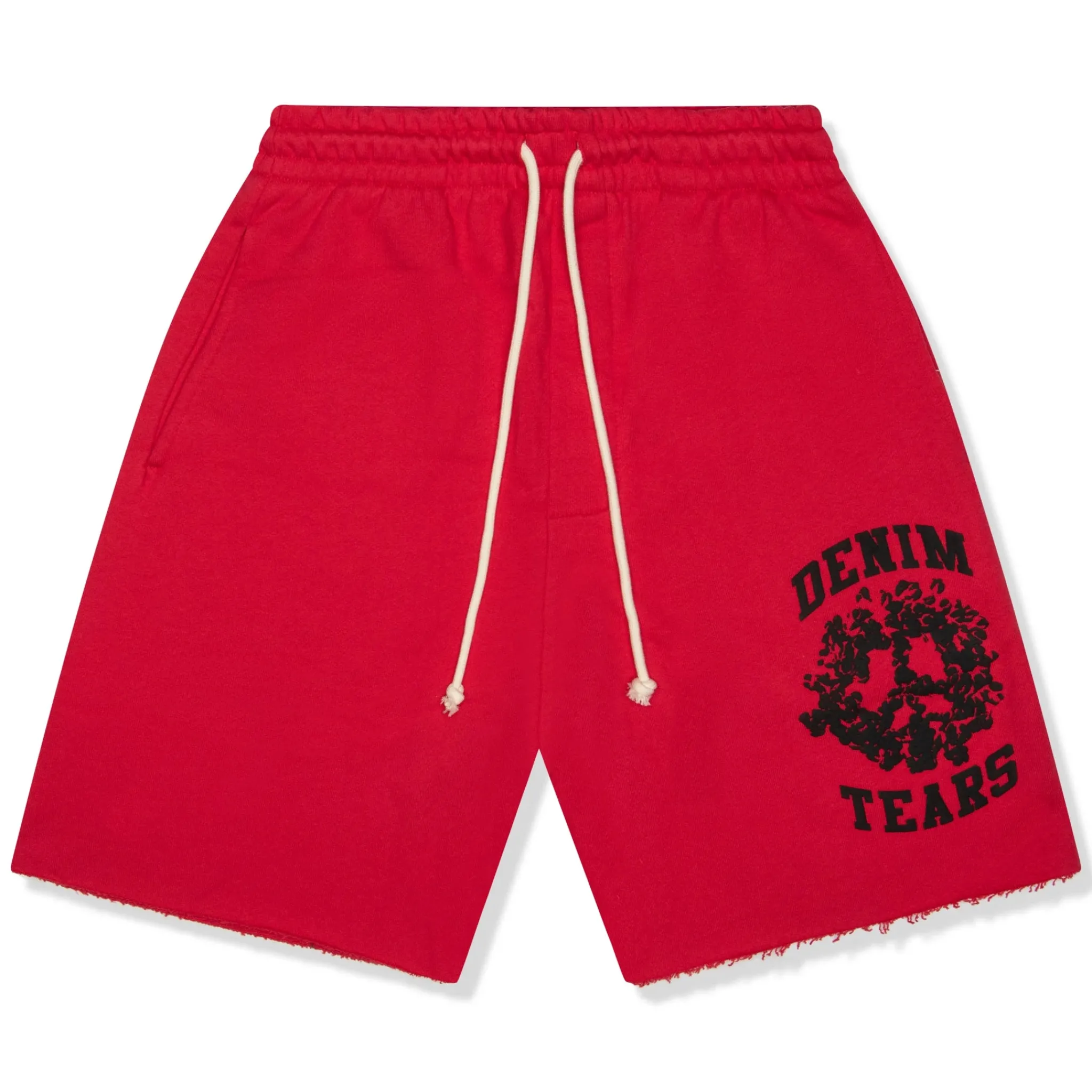 Denim Tears Denim University Red Sweat Shorts< Shorts