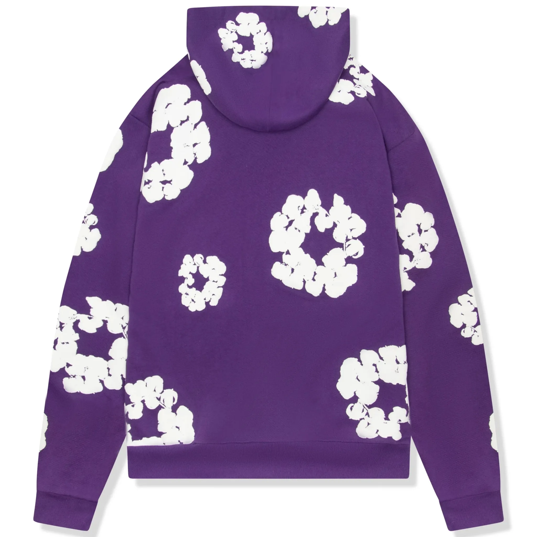 Denim Tears The Cotton Wreath Purple Hoodie< Sweatshirts & Hoodies