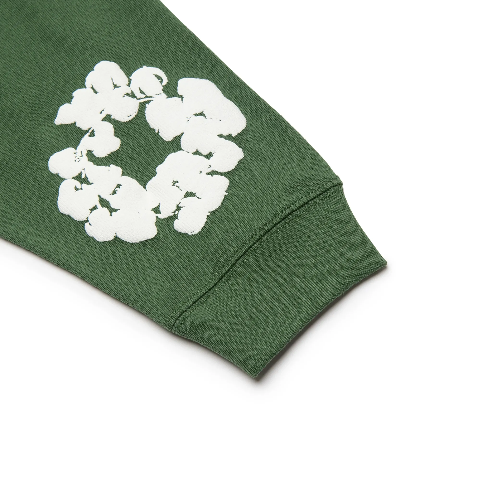 Denim Tears The Cotton Wreath Long-Sleeve Green T Shirt< T-shirts