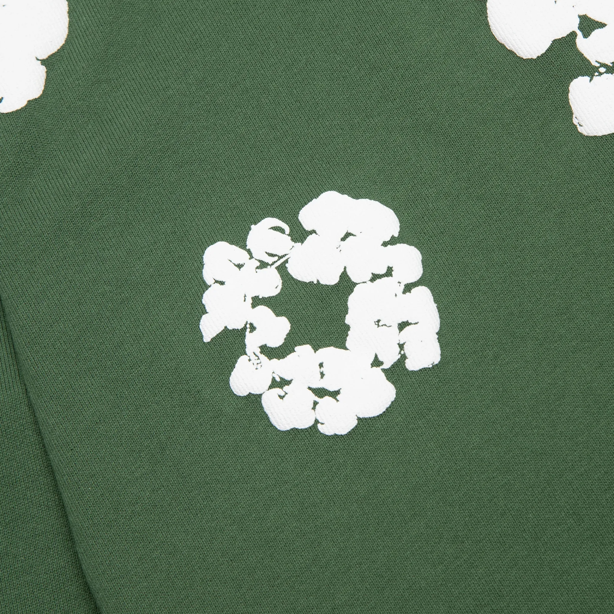 Denim Tears The Cotton Wreath Long-Sleeve Green T Shirt< T-shirts