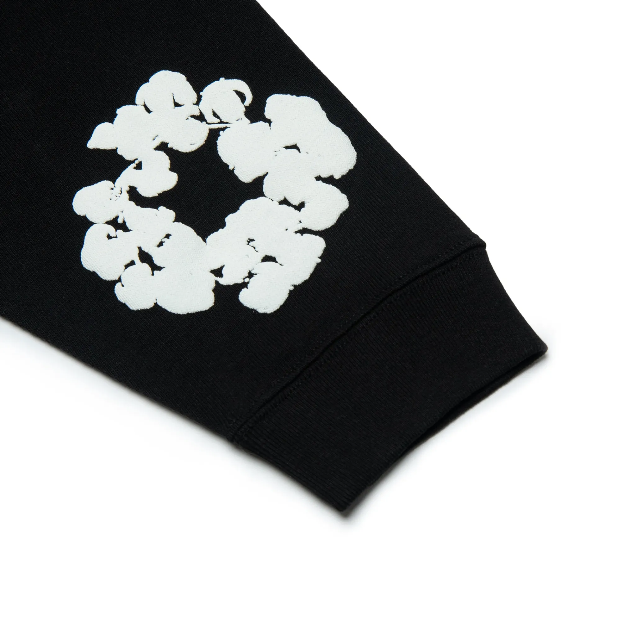 Denim Tears The Cotton Wreath Long-Sleeve Black T Shirt< T-shirts