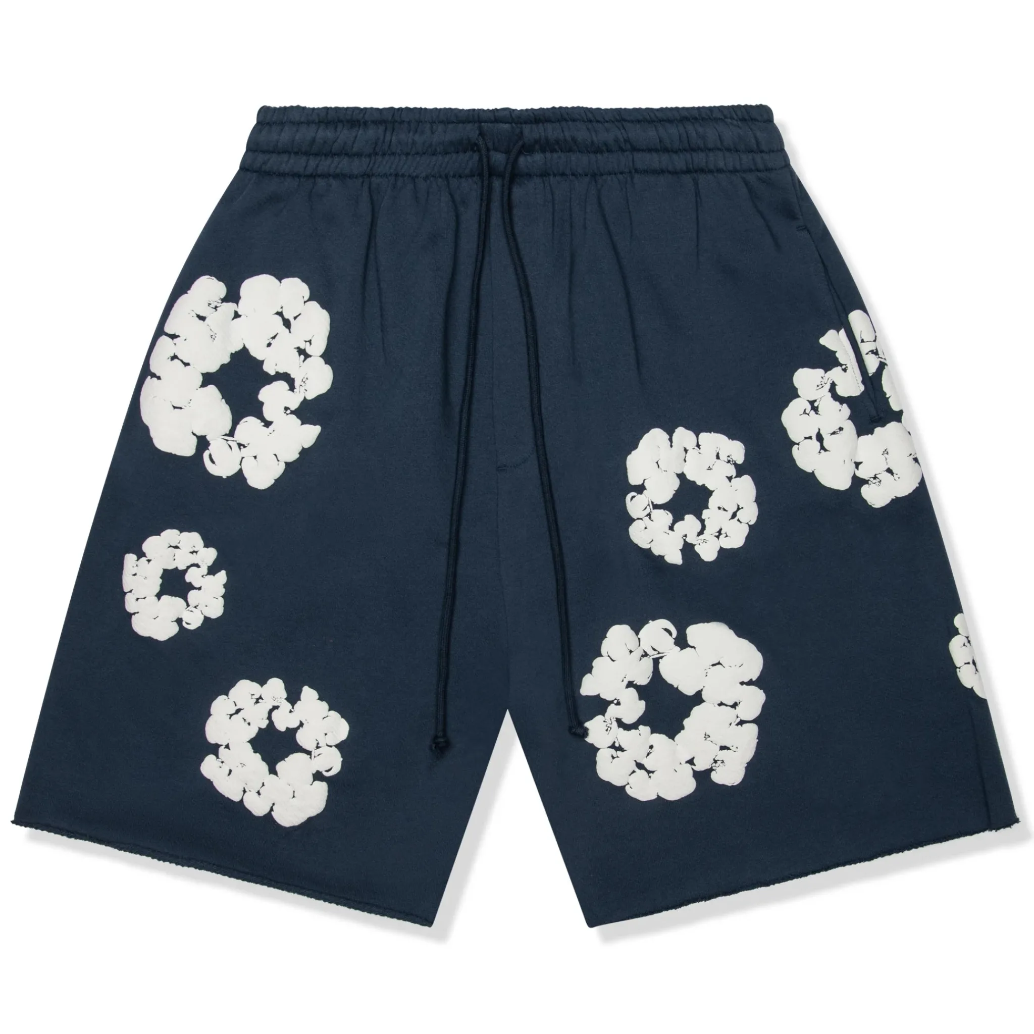 Denim Tears The Cotton Wreath Navy Shorts< Shorts