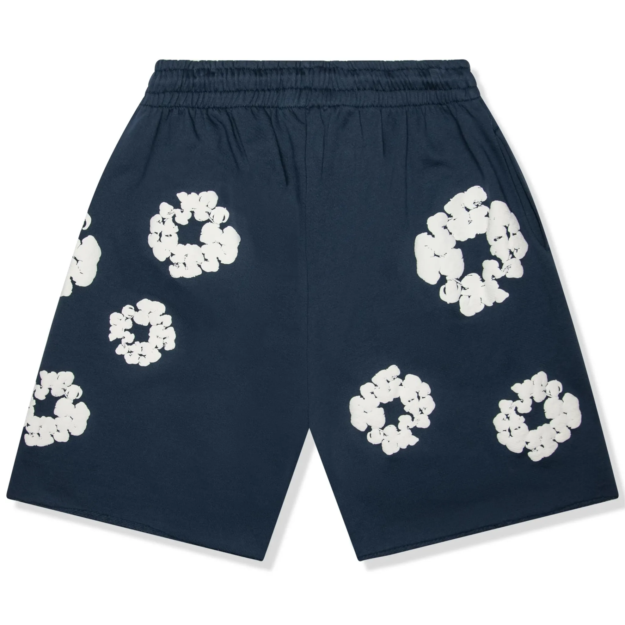 Denim Tears The Cotton Wreath Navy Shorts< Shorts