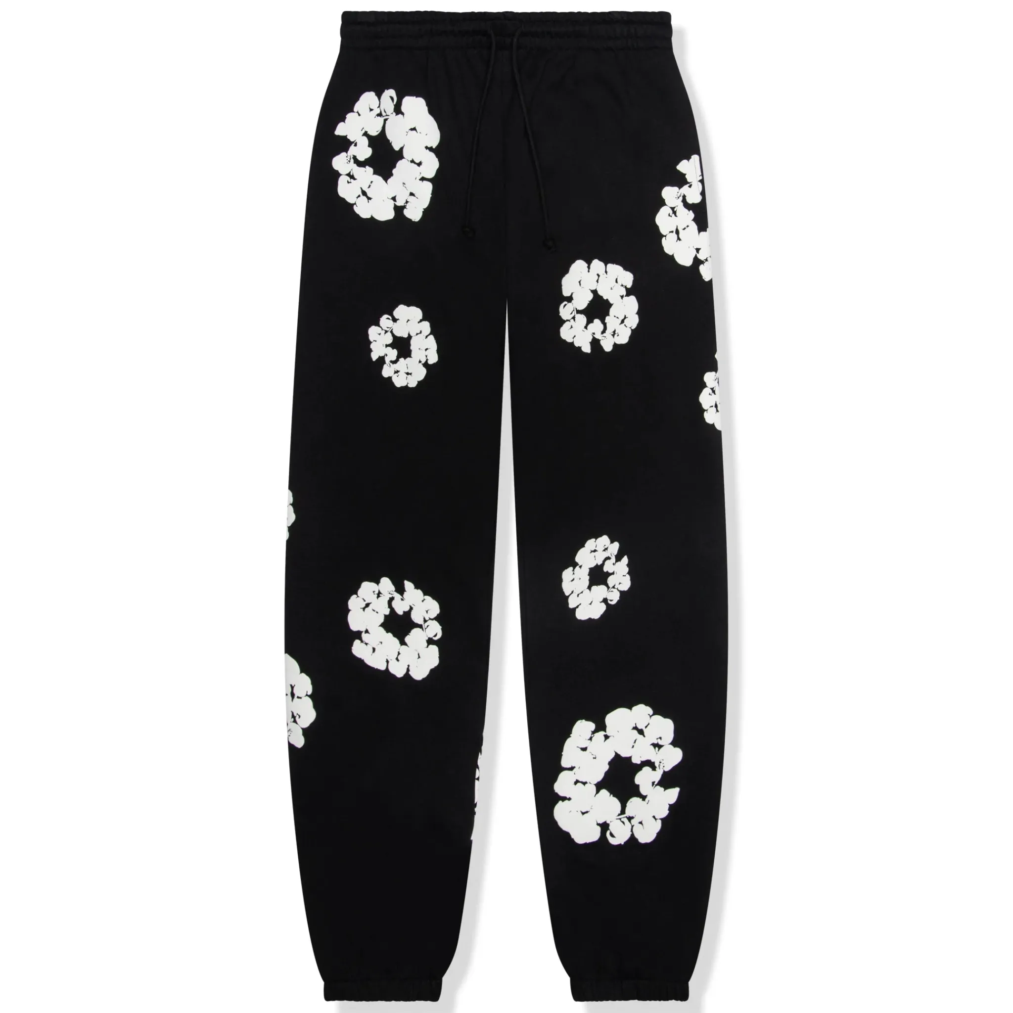 Denim Tears The Cotton Wreath Black Sweatpants< Bottoms|Matching Sets