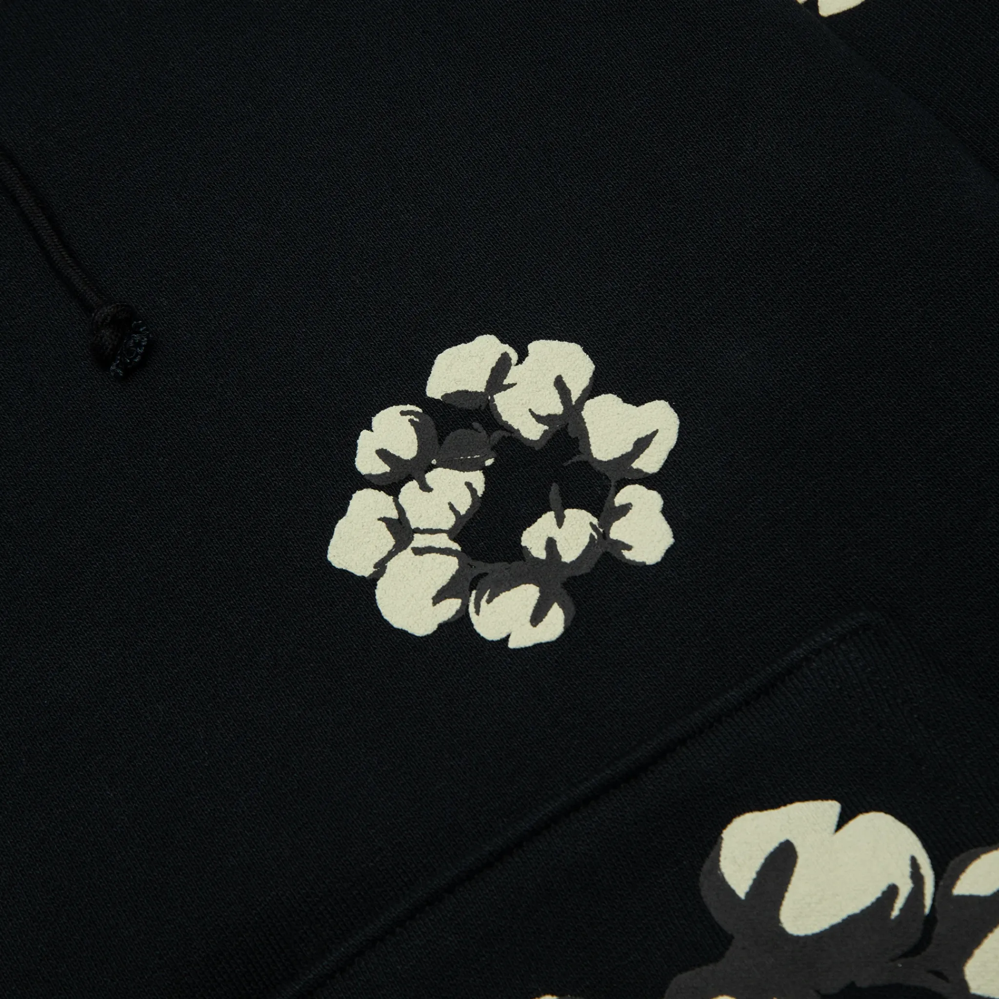 Denim Tears x CPFM Cactus Tears Wreath Black Hoodie< Matching Sets|Sweatshirts & Hoodies
