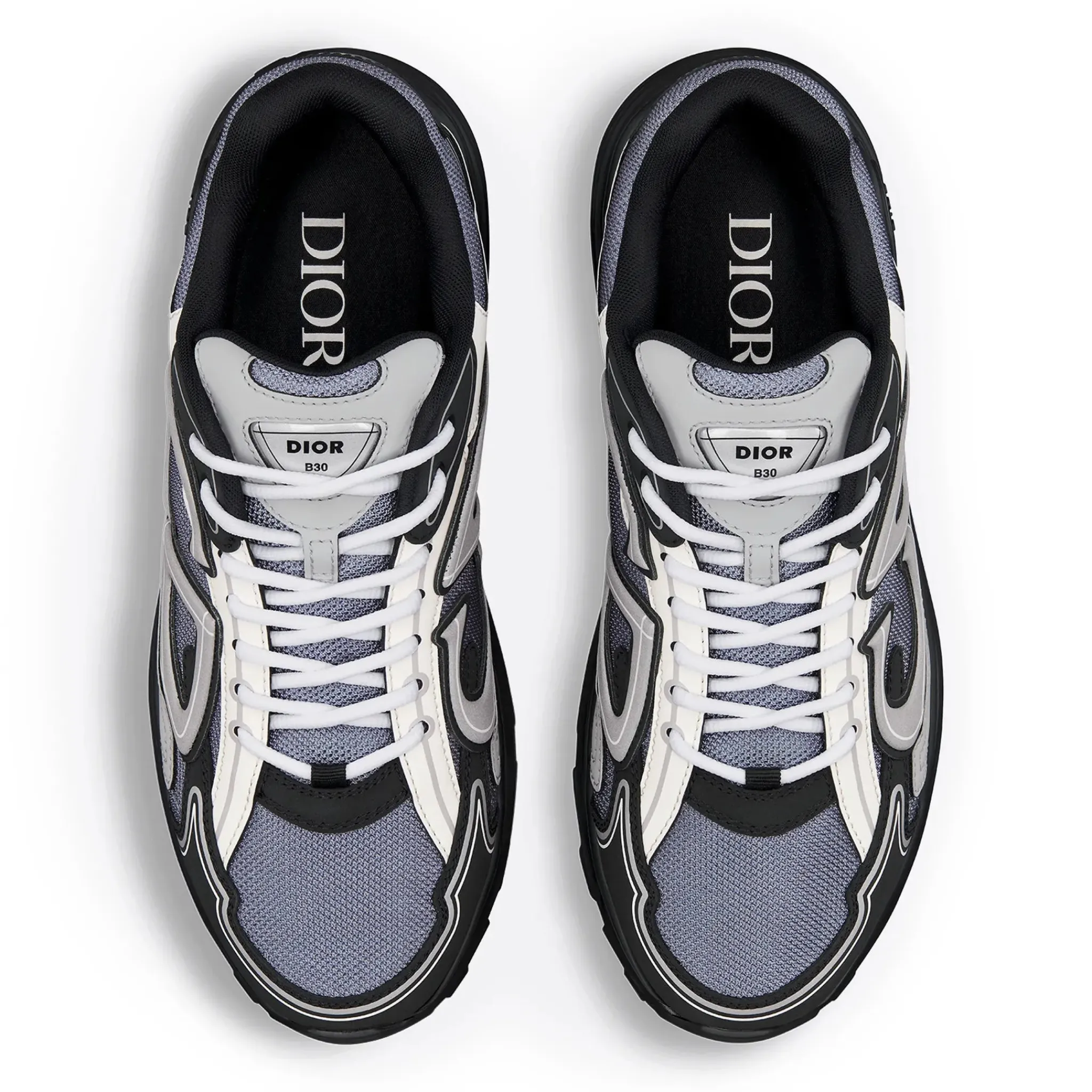 Dior B30 Mesh Blue Grey White Black Trainer< Designer Trainers
