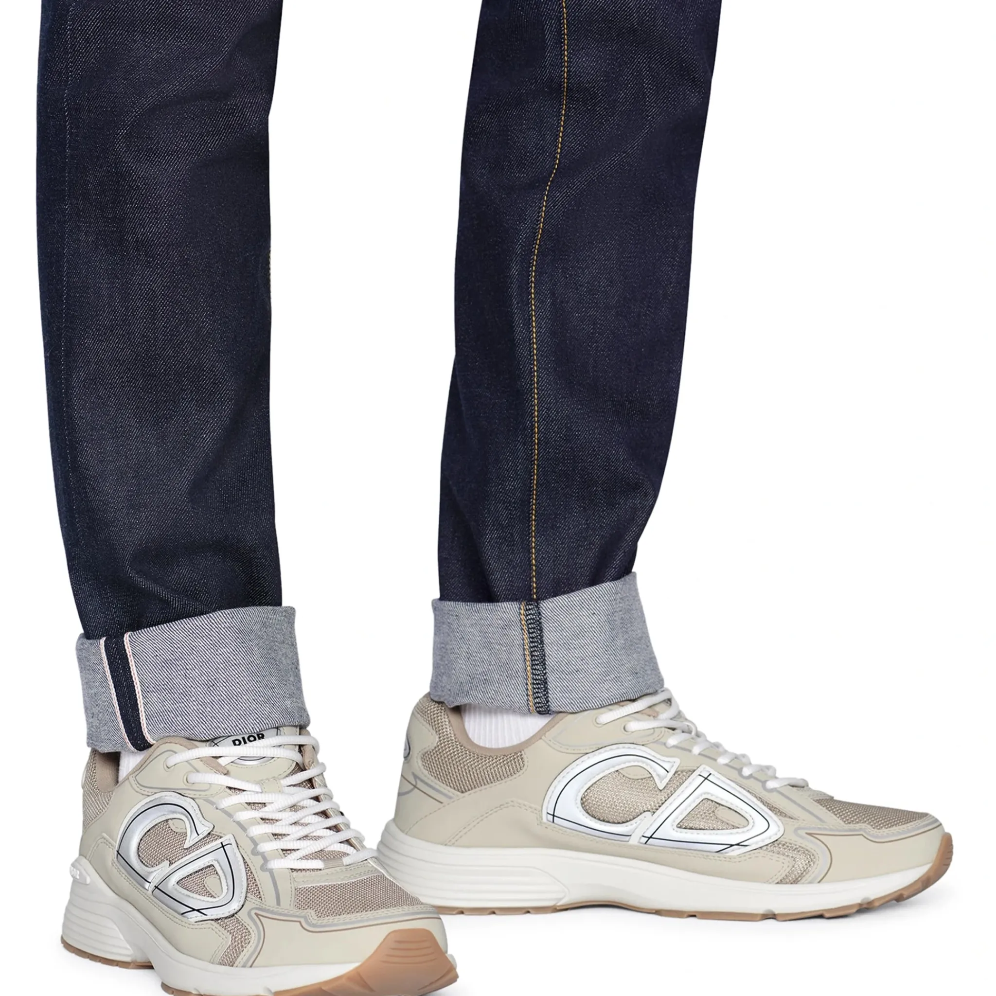 Dior B30 Mesh Cream Trainer< Designer Trainers