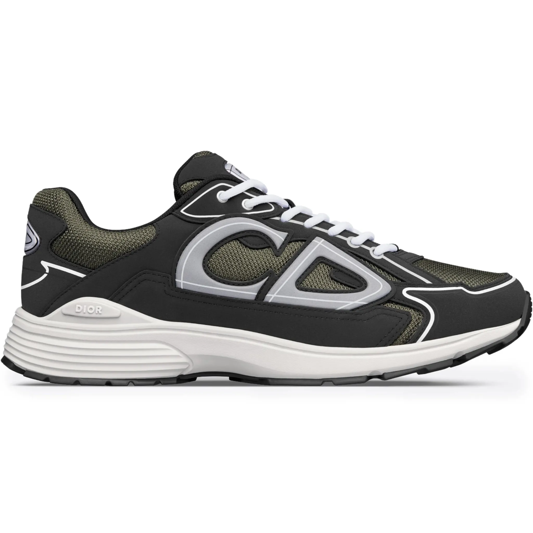 Dior B30 Mesh Deep Green Black Trainer< Designer Trainers