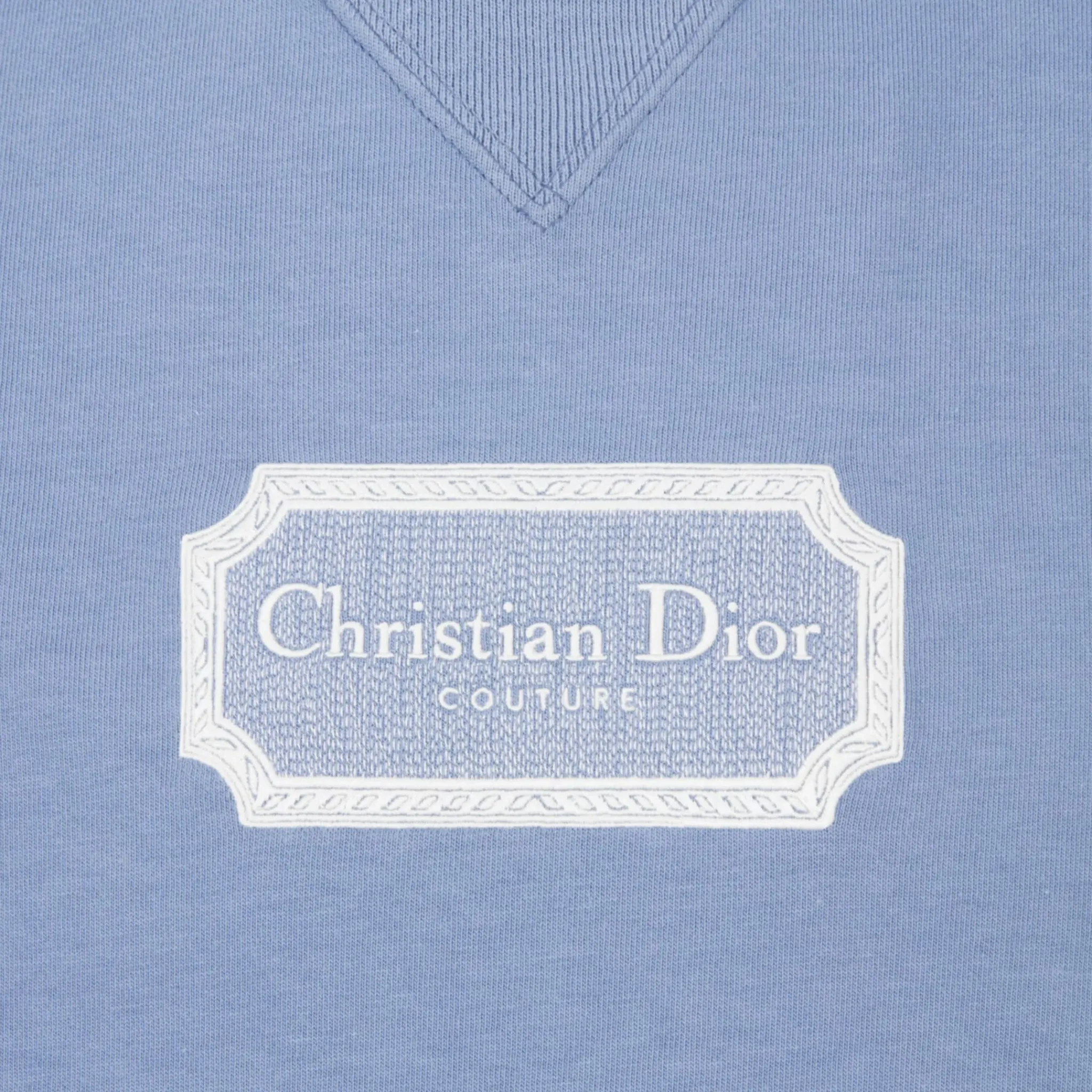 Dior 'Christian Couture' Relaxed Fit Blue T Shirt< T-shirts