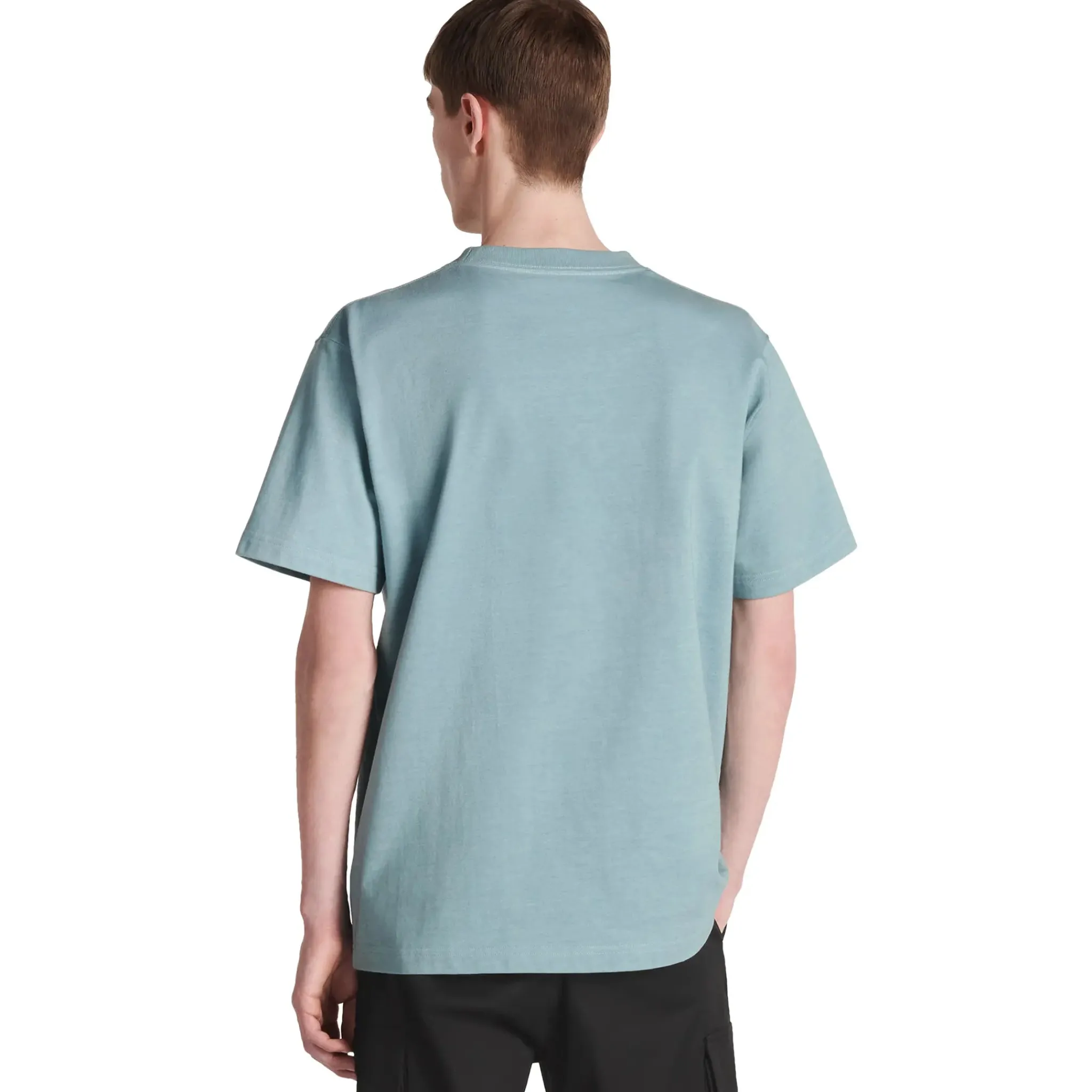 Dior Couture Relaxed Fit Cotton Azure Blue T Shirt< T-shirts