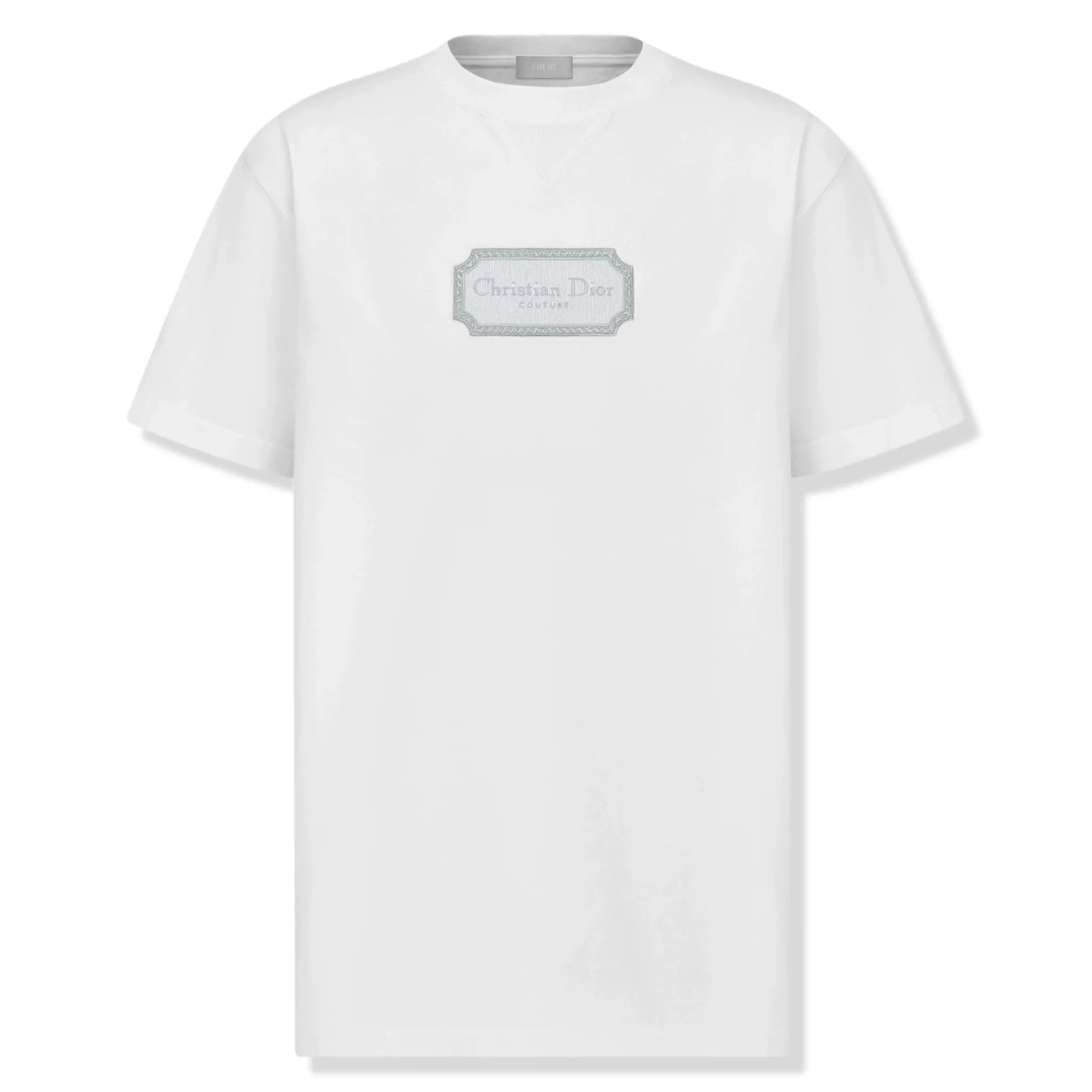 Dior Couture Relaxed Fit Cotton White T Shirt< T-shirts