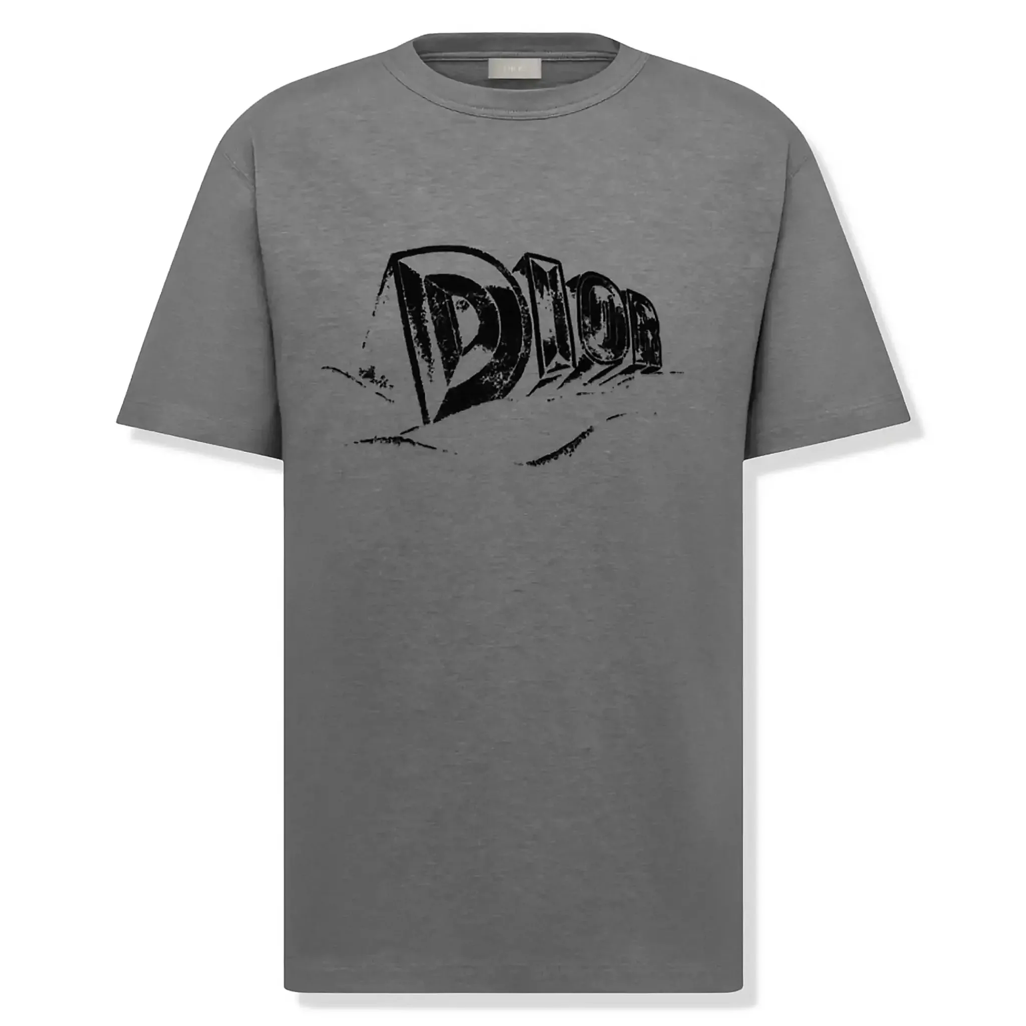 Dior Graffiti Grey T Shirt< T-shirts