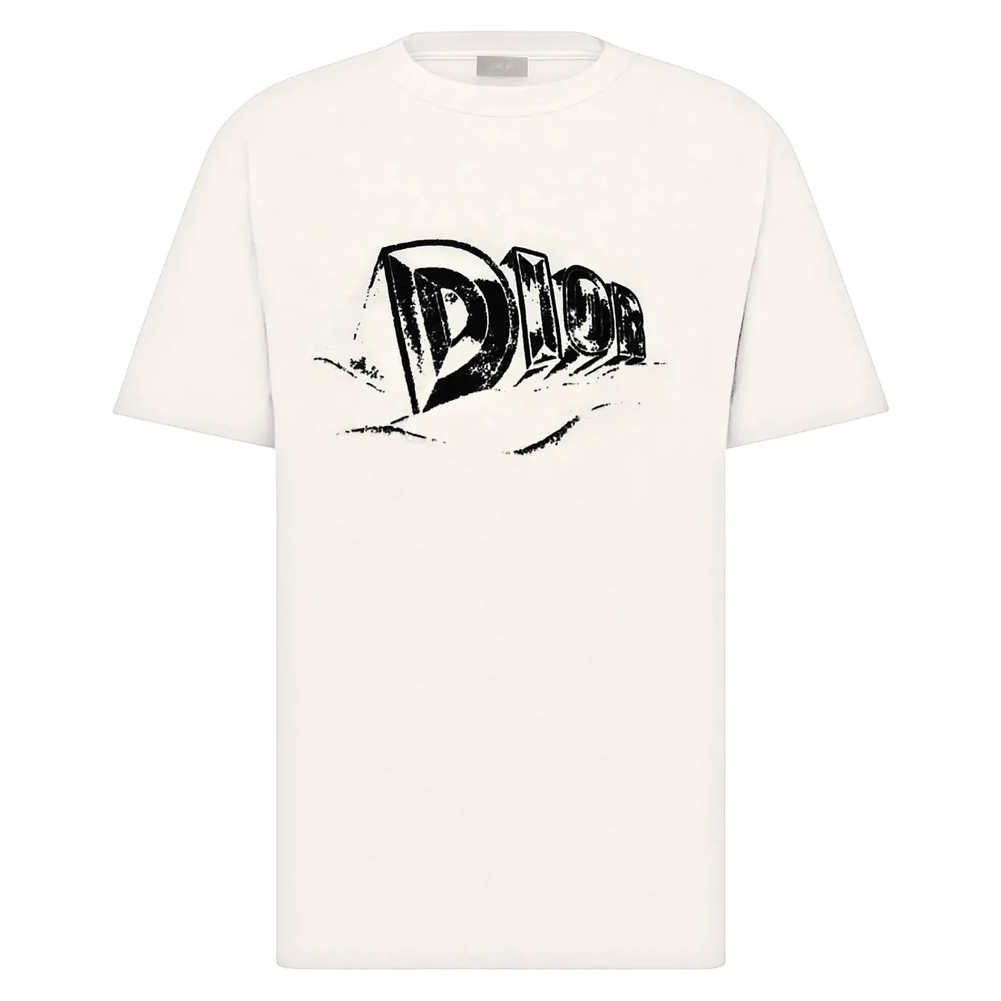 Dior Graffiti White T Shirt< T-shirts