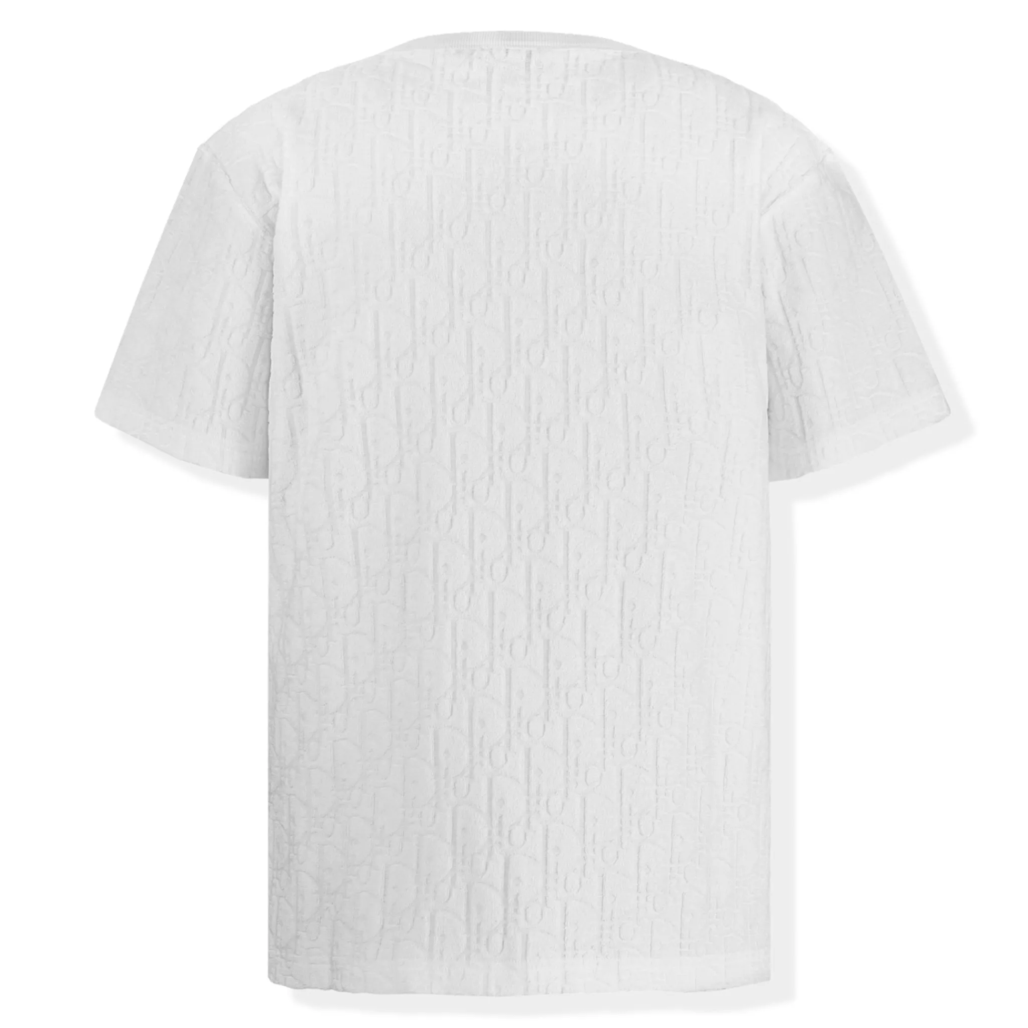 Dior Oblique Towelling White T Shirt< T-shirts