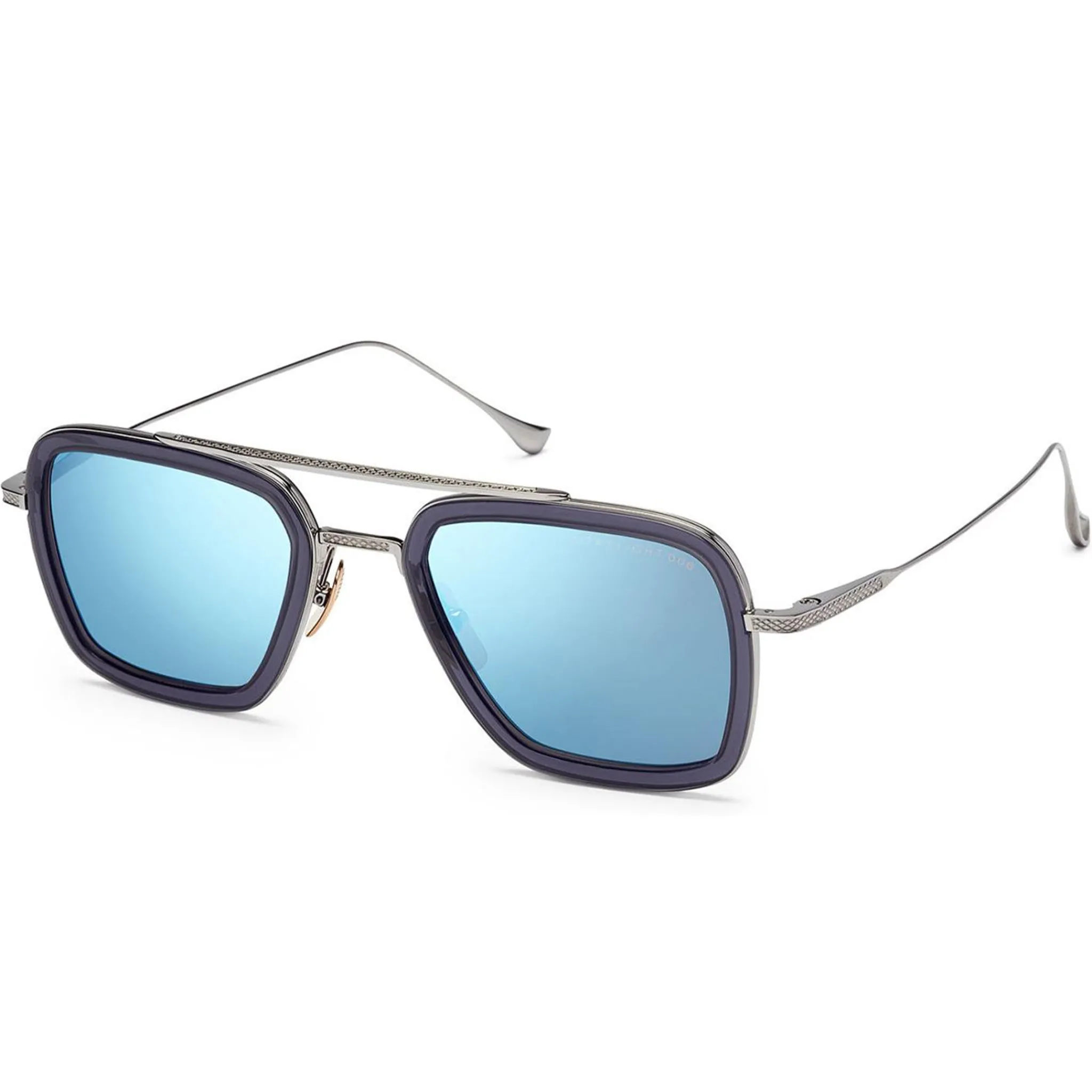 Dita Eyewear 7806 Flight 006 Silver Blue Sunglasses< Sunglasses