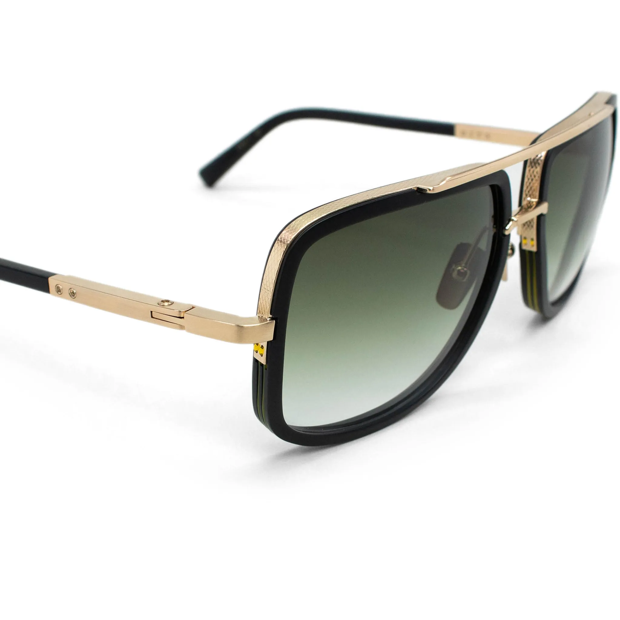 Dita Eyewear DRX-2030 Mach One Black White Gold Sunglasses< Sunglasses
