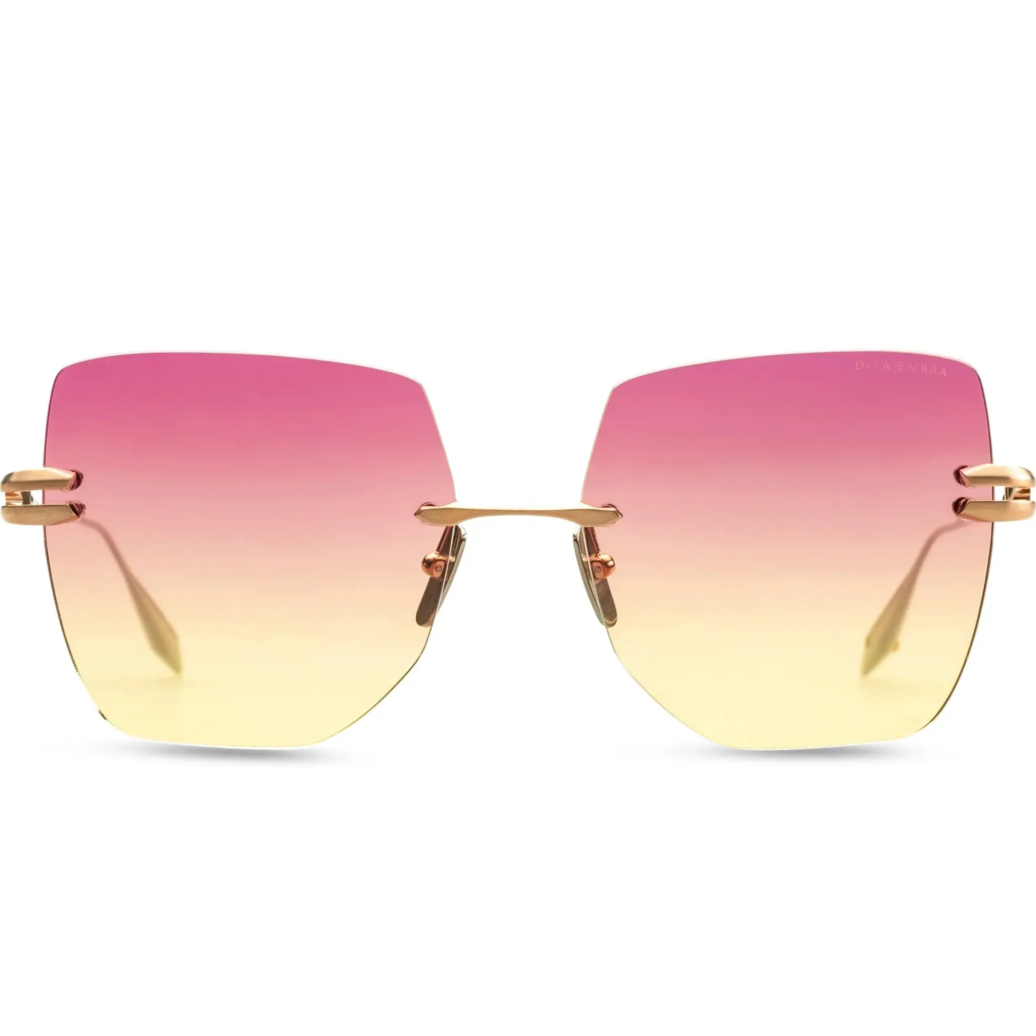 Dita Eyewear Embra Brushed Rose Gold Silver Sunglasses< Sunglasses
