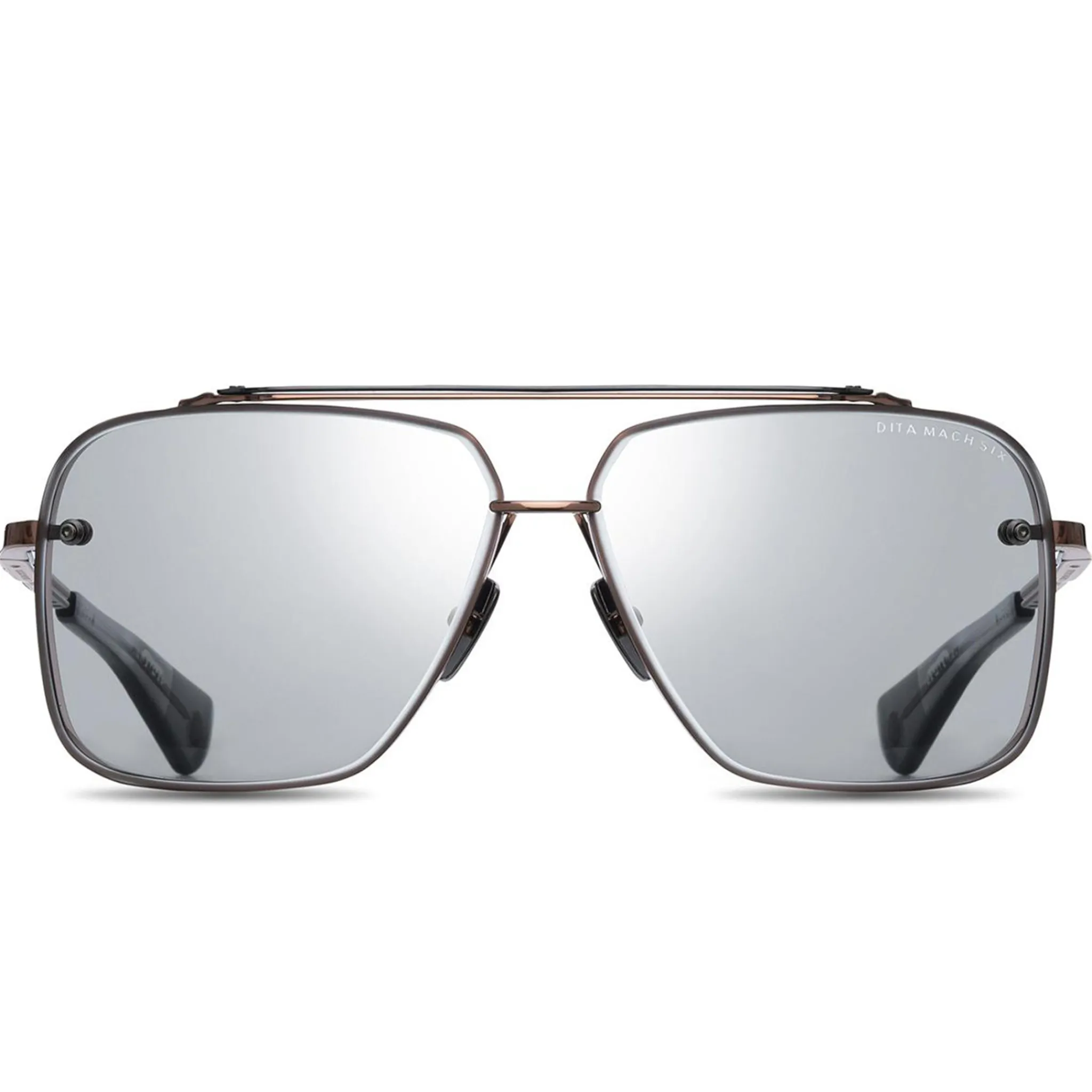 Dita Eyewear Mach Six Rose Gold Grey Sunglasses< Sunglasses