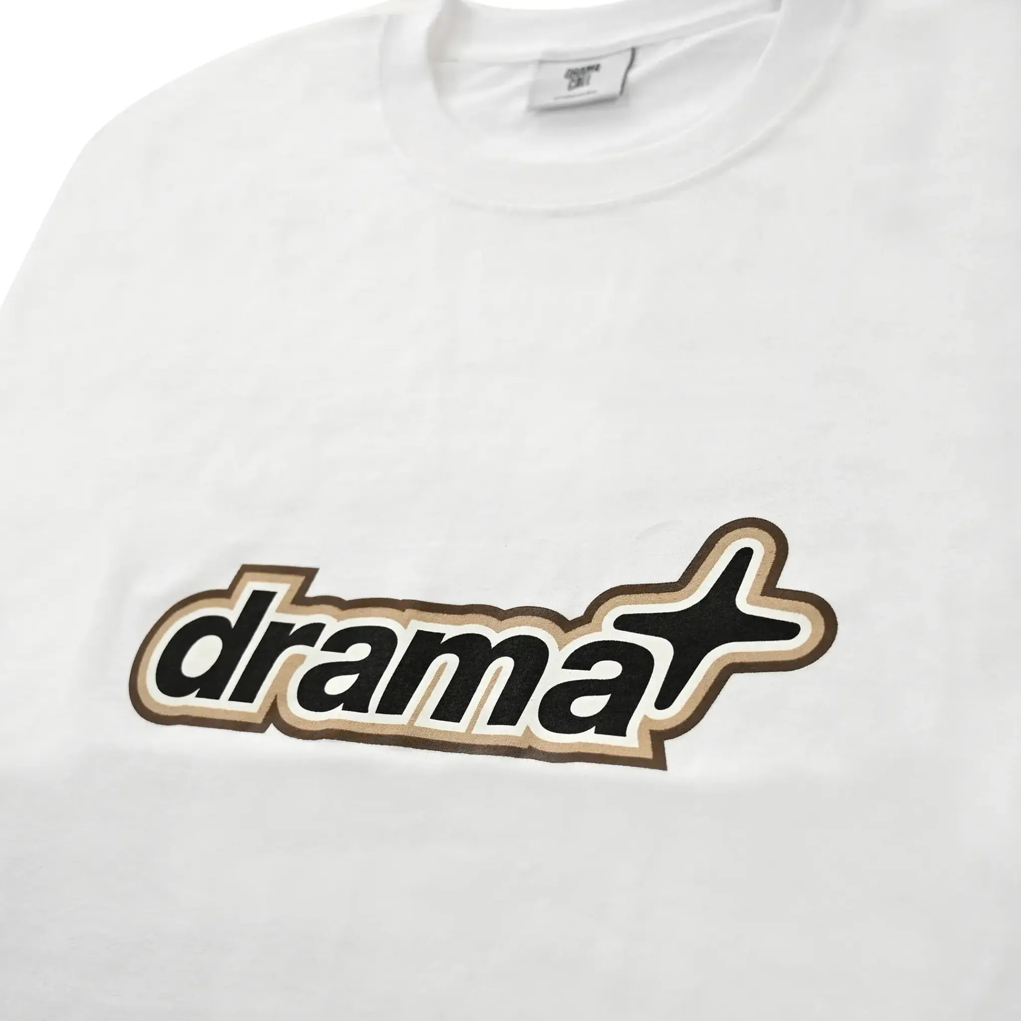 Drama Call Espresso 1Star White T Shirt< T-shirts