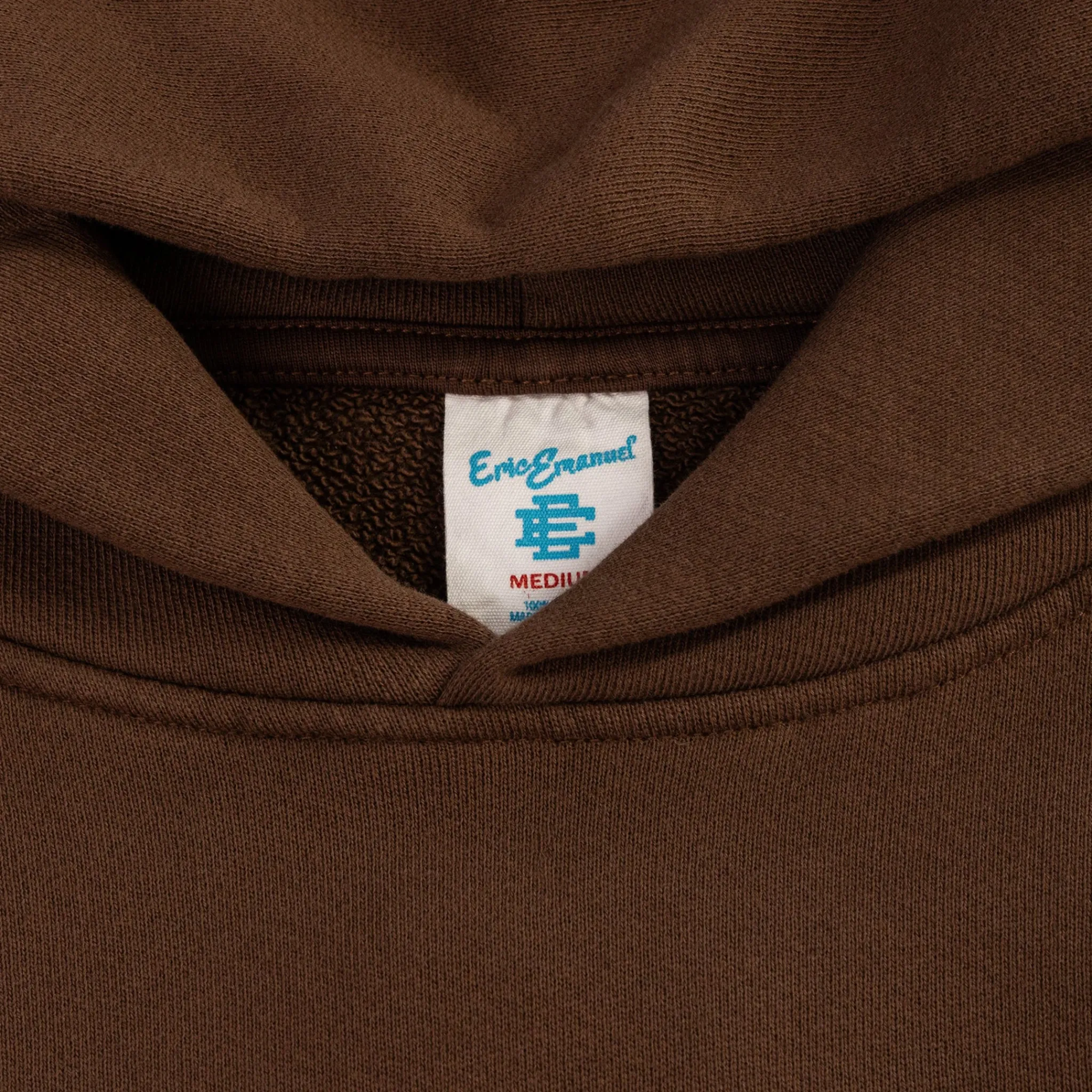 Eric Emanuel EE Basic Brown White Hoodie< Matching Sets|Sweatshirts & Hoodies