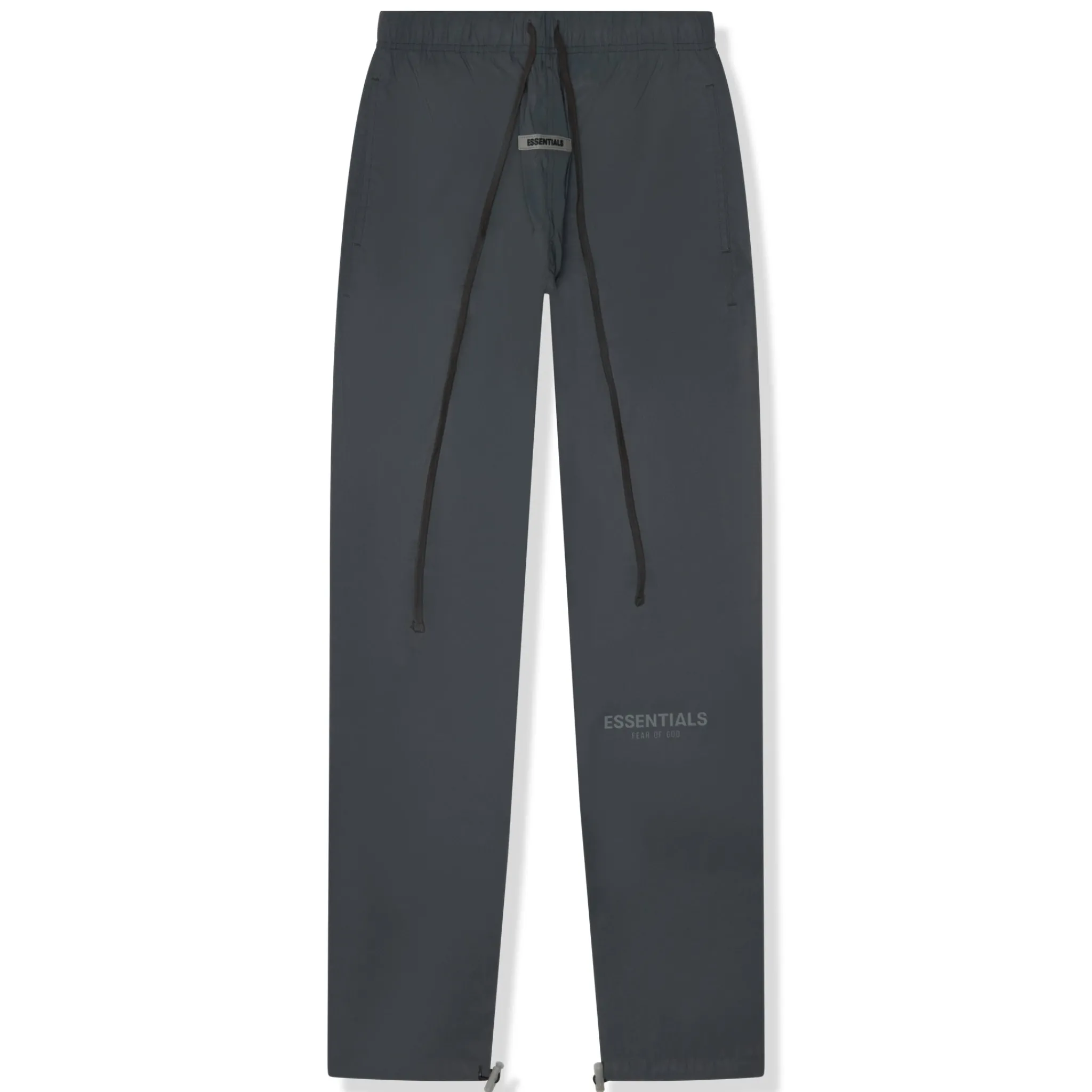 Fear Of God Essentials Black Reflective Nylon Track Pants< Cargo Pants