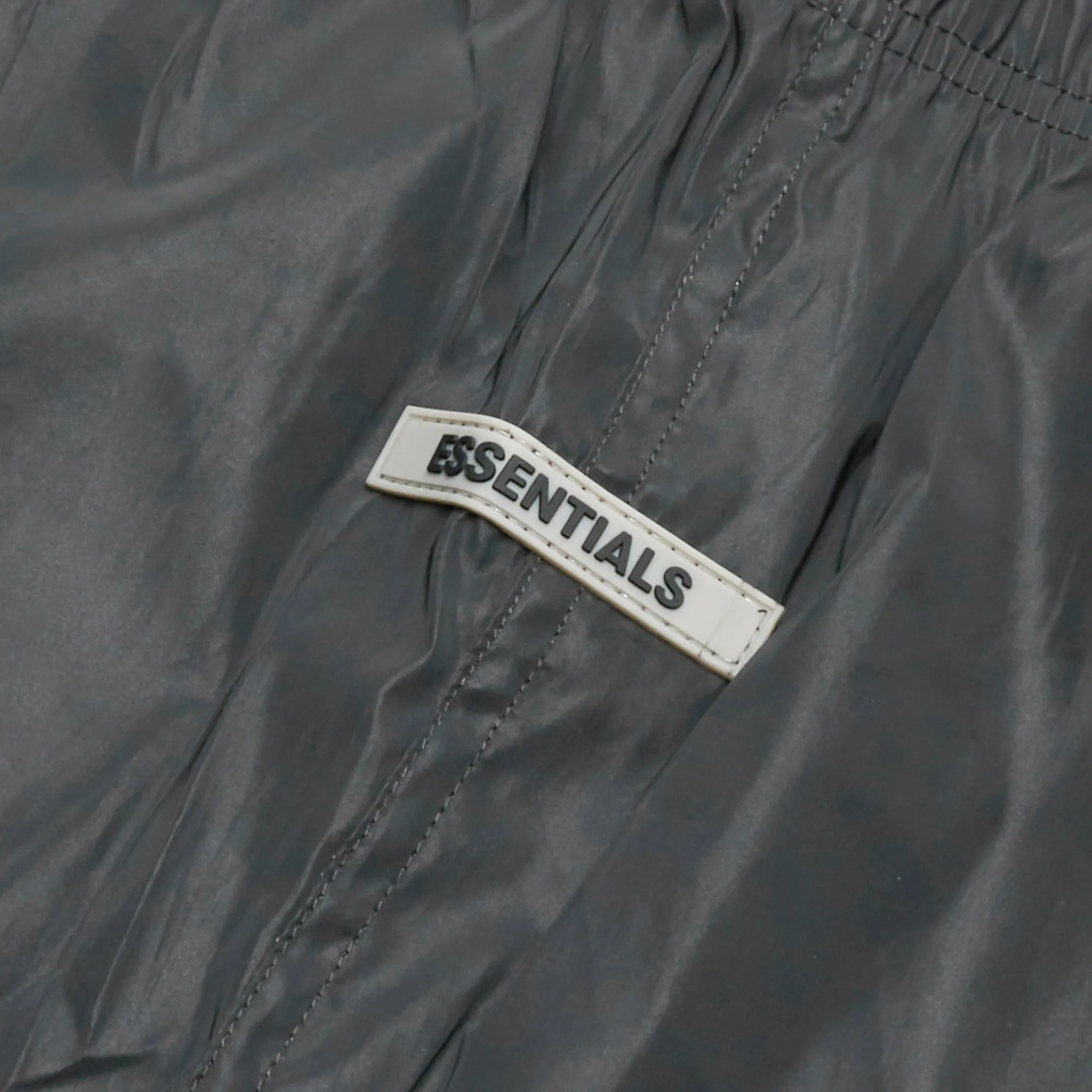 Fear Of God Essentials Black Reflective Nylon Track Pants< Cargo Pants